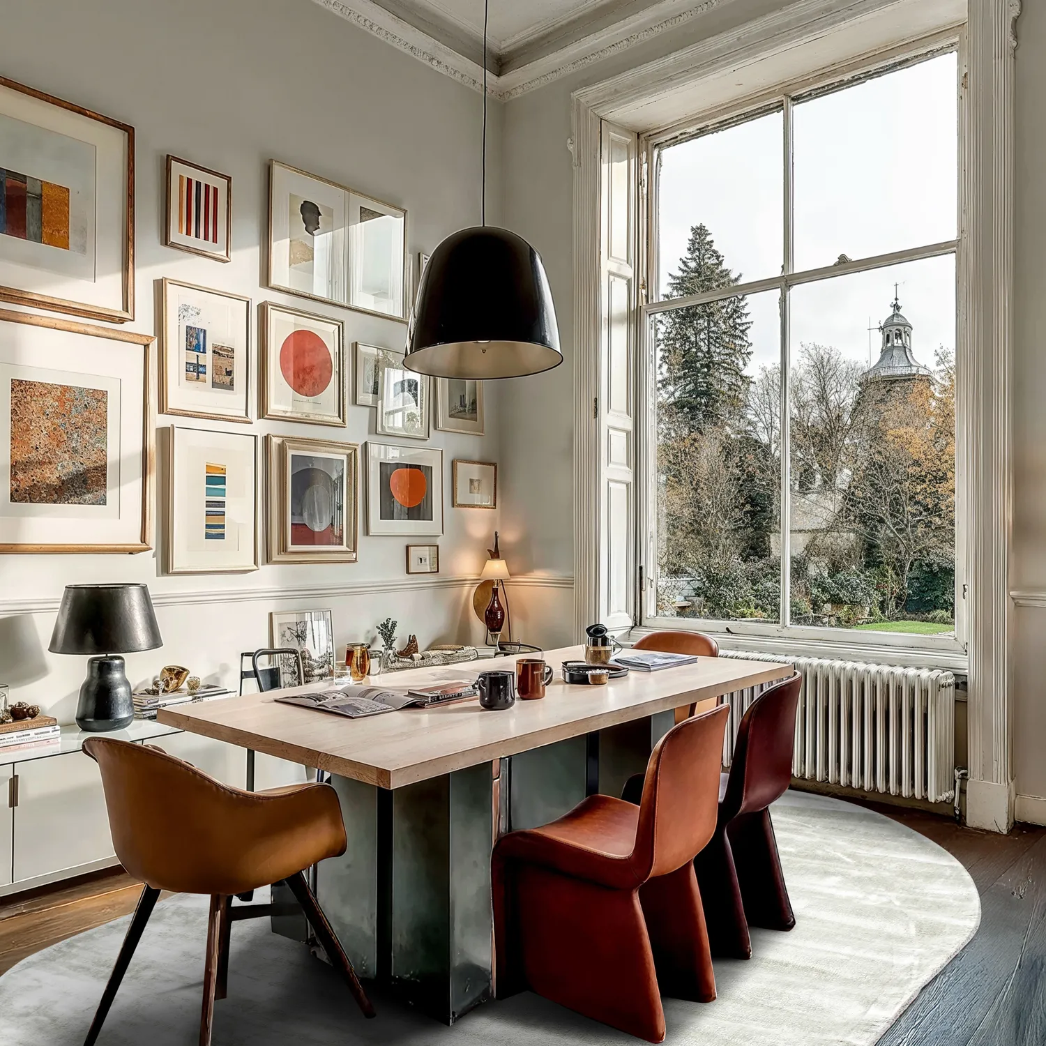 Ovaler viskose-teppich - Jodhpur Special Luxury Edition (grün)