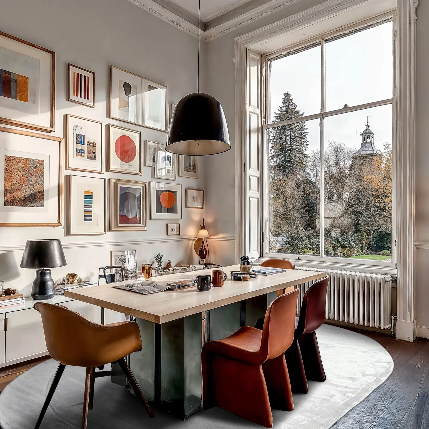 Ovaler viskose-teppich - Jodhpur Special Luxury Edition (offwhite)