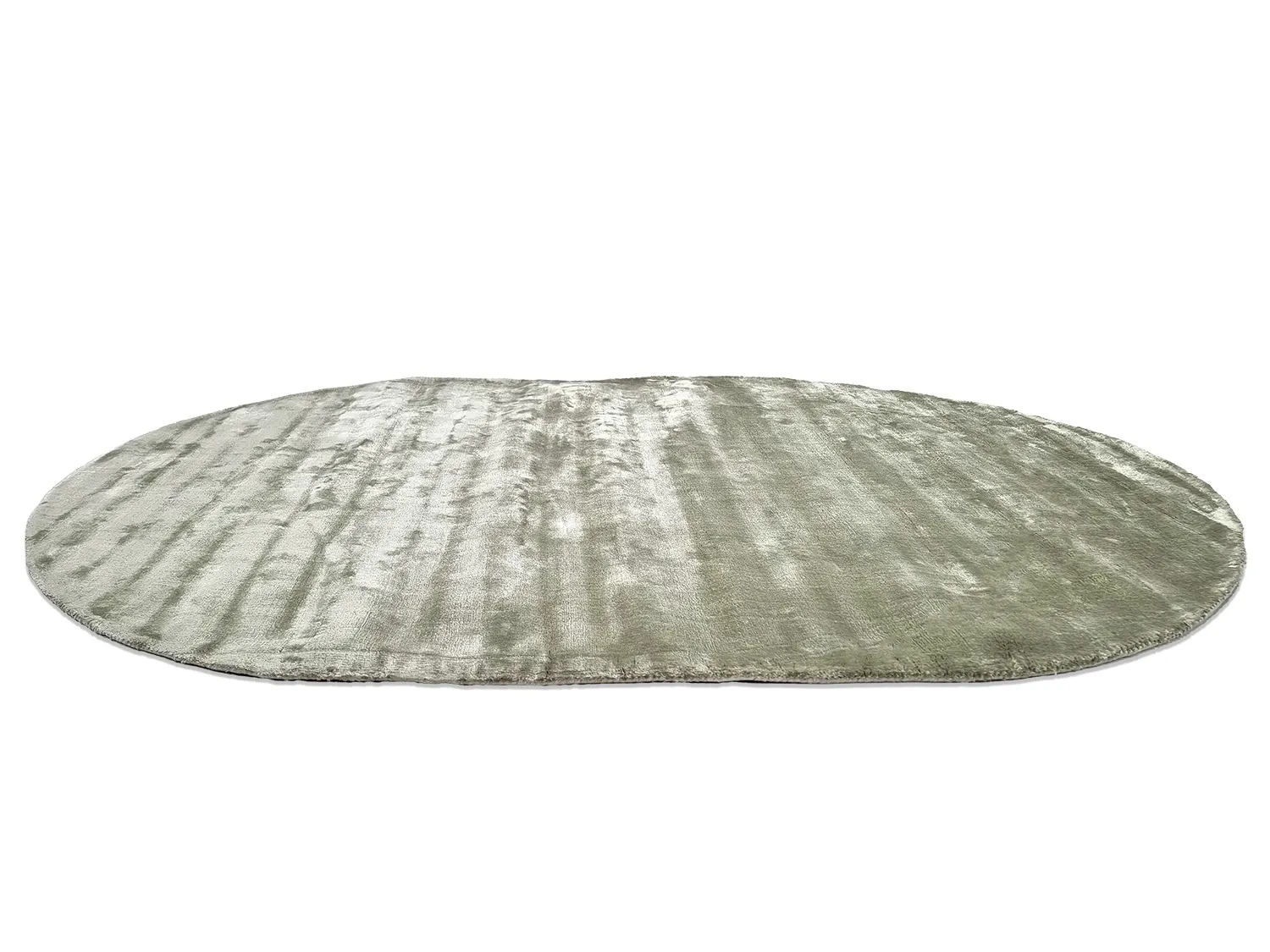 Ovaler viskose-teppich - Jodhpur Special Luxury Edition (grün)