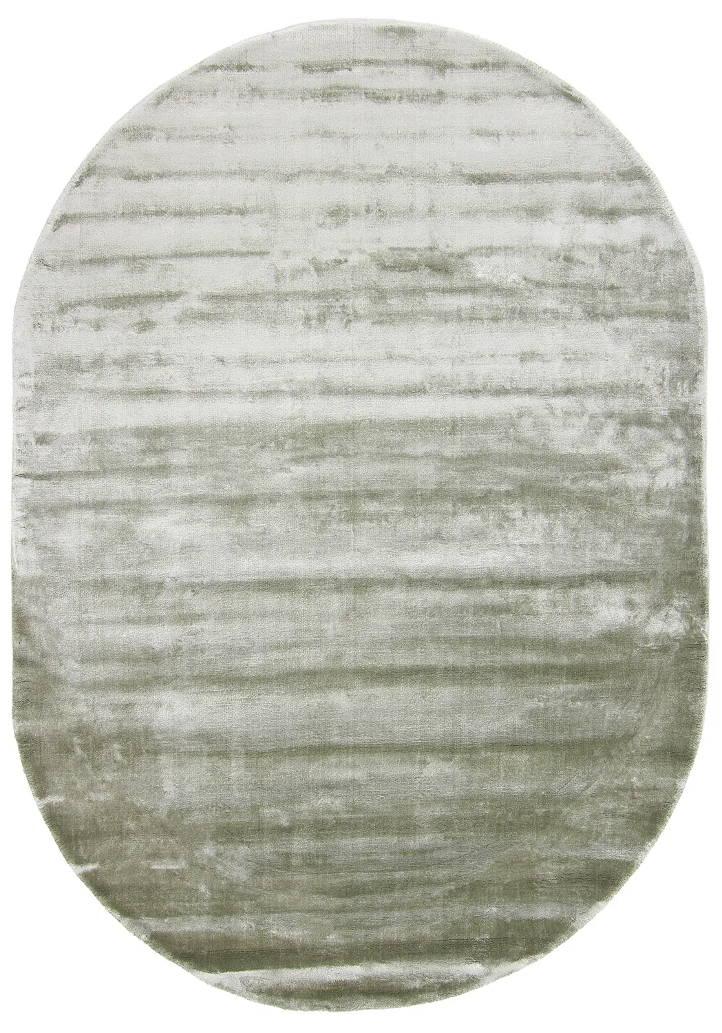 Ovaler viskose-teppich - Jodhpur Special Luxury Edition (grün)