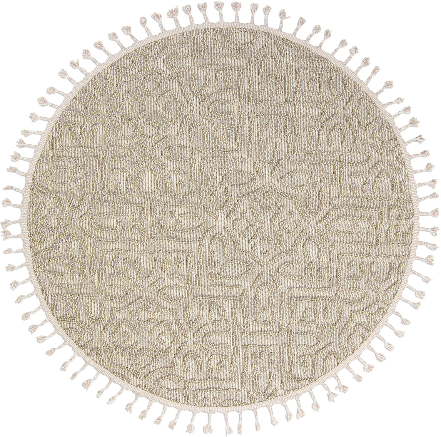 Runde Teppiche - Indoor/Outdoor Dorotea (beige)