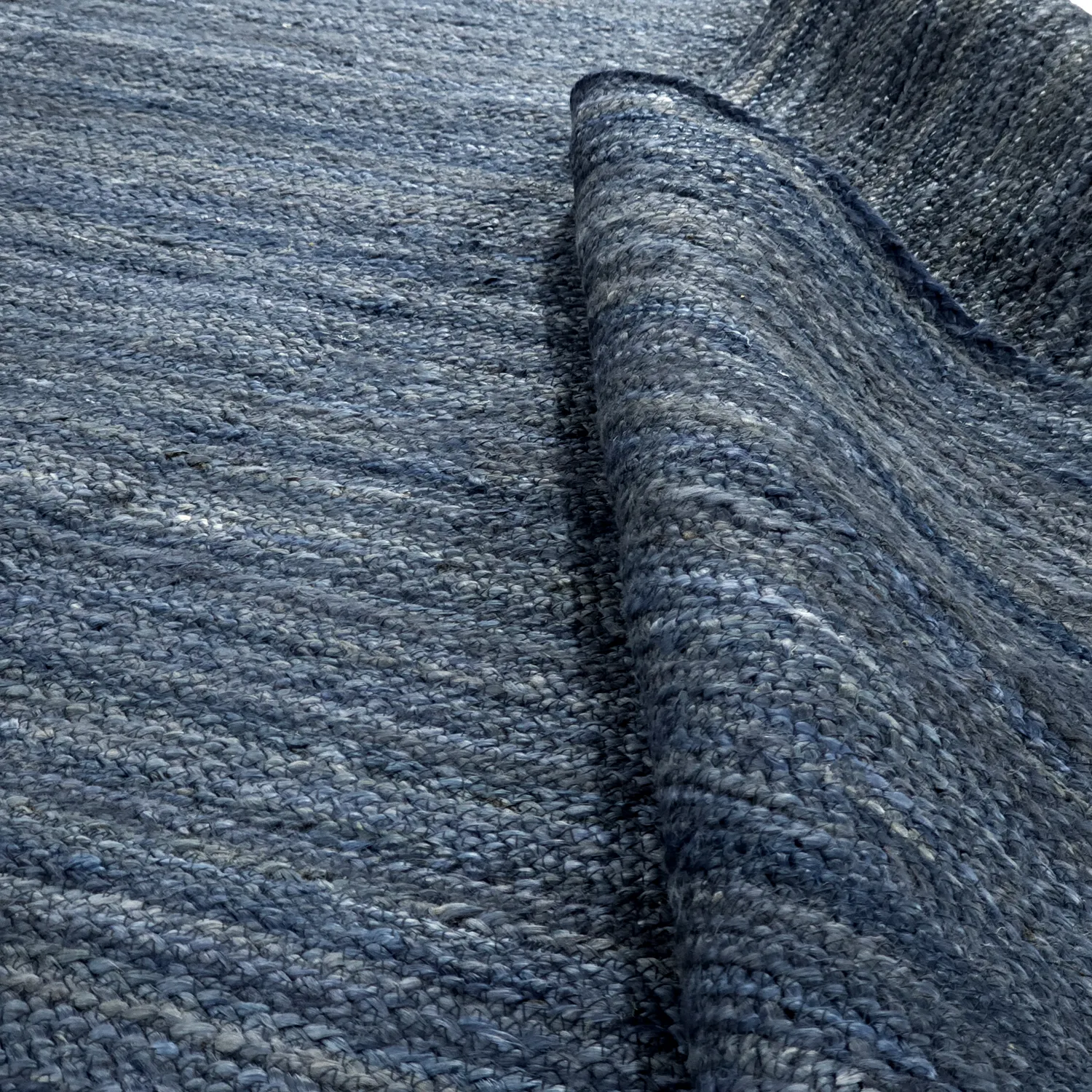 Juteteppich - Amasia (blau)