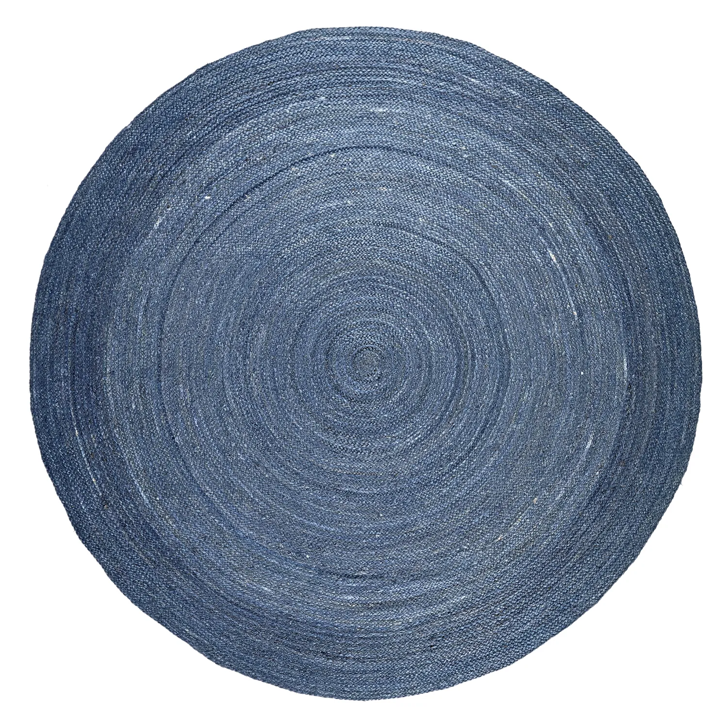 Runder Juteteppich - Amasia (blau)