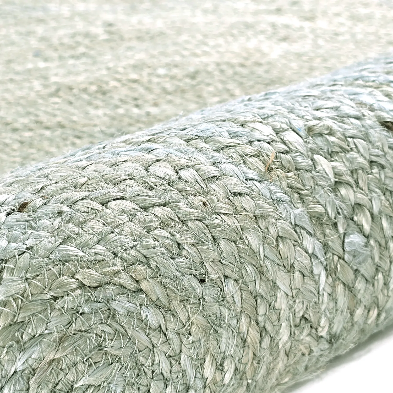 Runder Juteteppich - Amasia (grau)