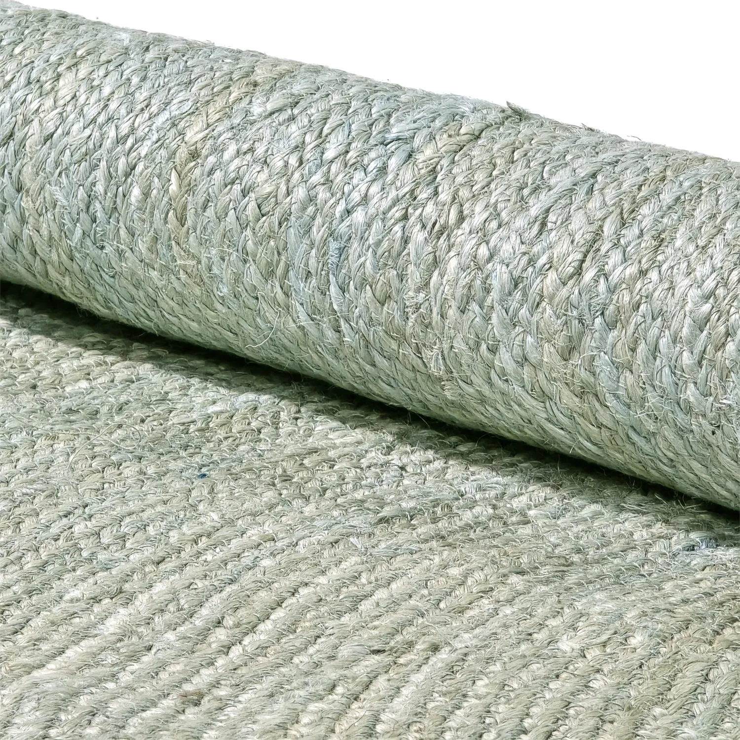 Runder Juteteppich - Amasia (grau)