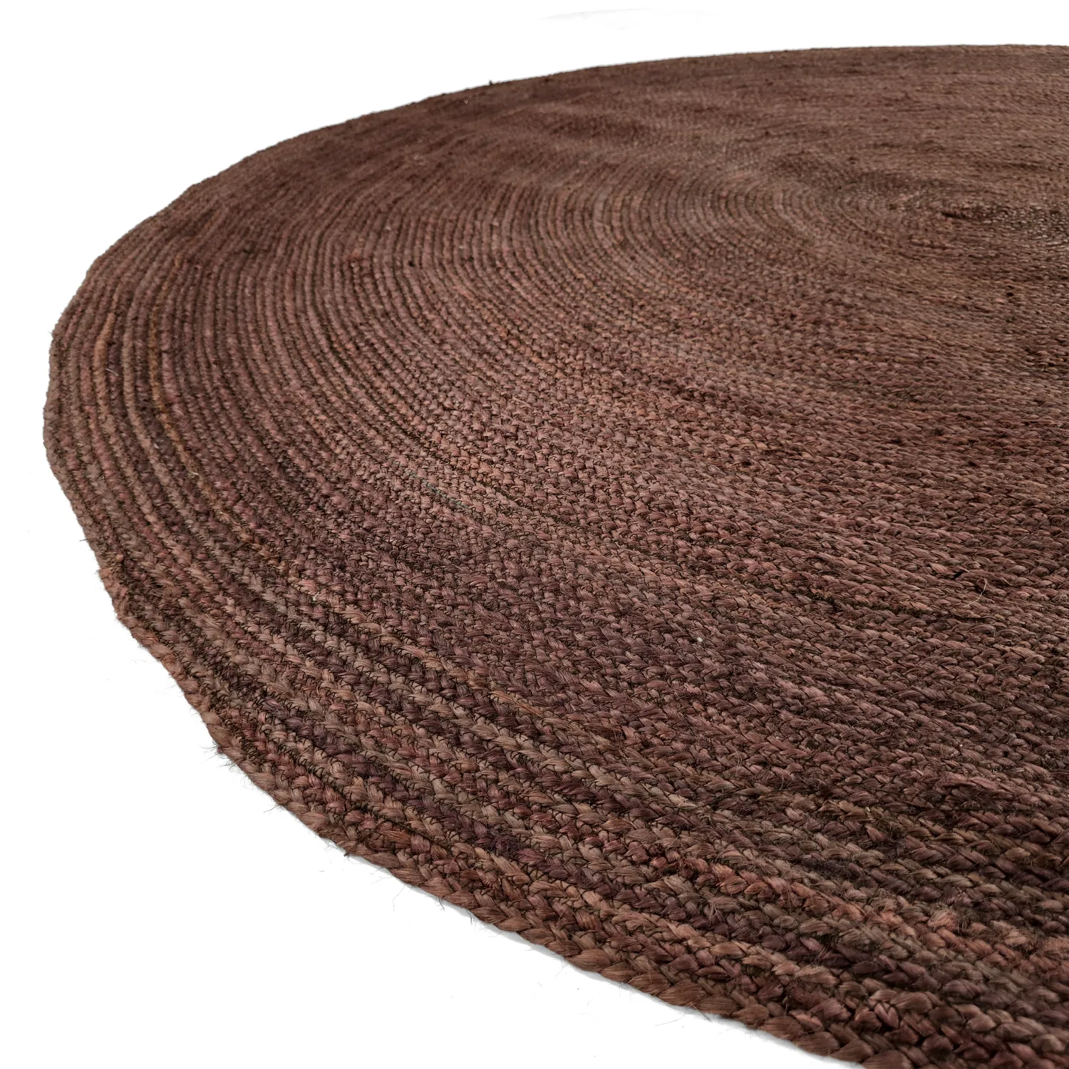 Runder Juteteppich - Amasia (kaffee)
