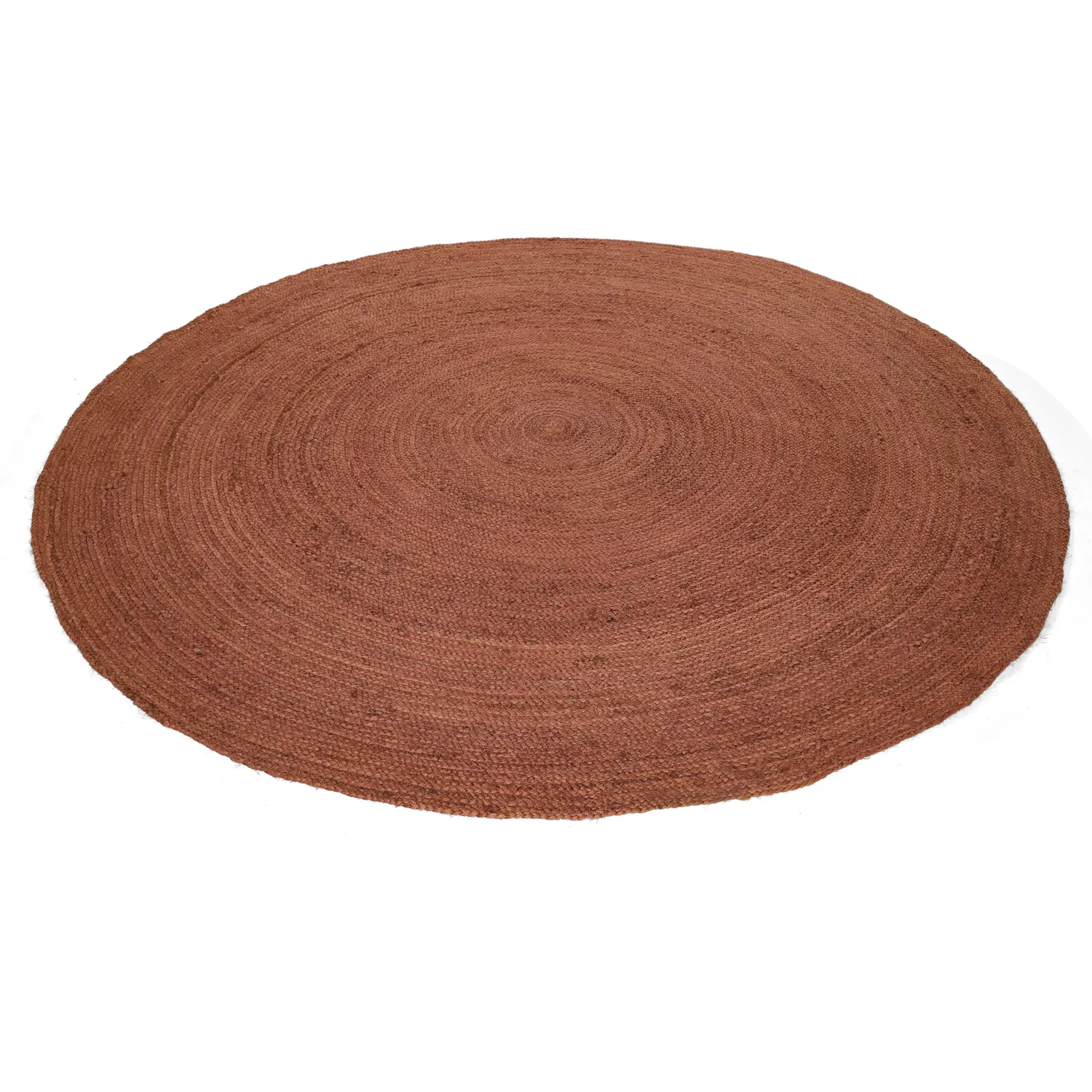 Runder Juteteppich - Amasia (kastanie)
