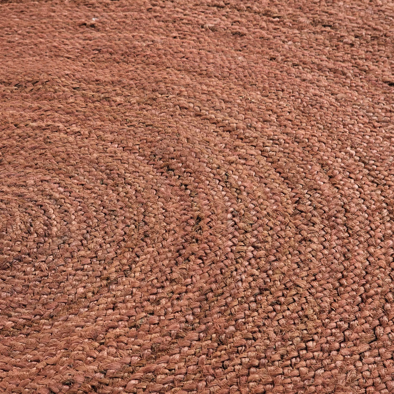 Runder Juteteppich - Amasia (kastanie)