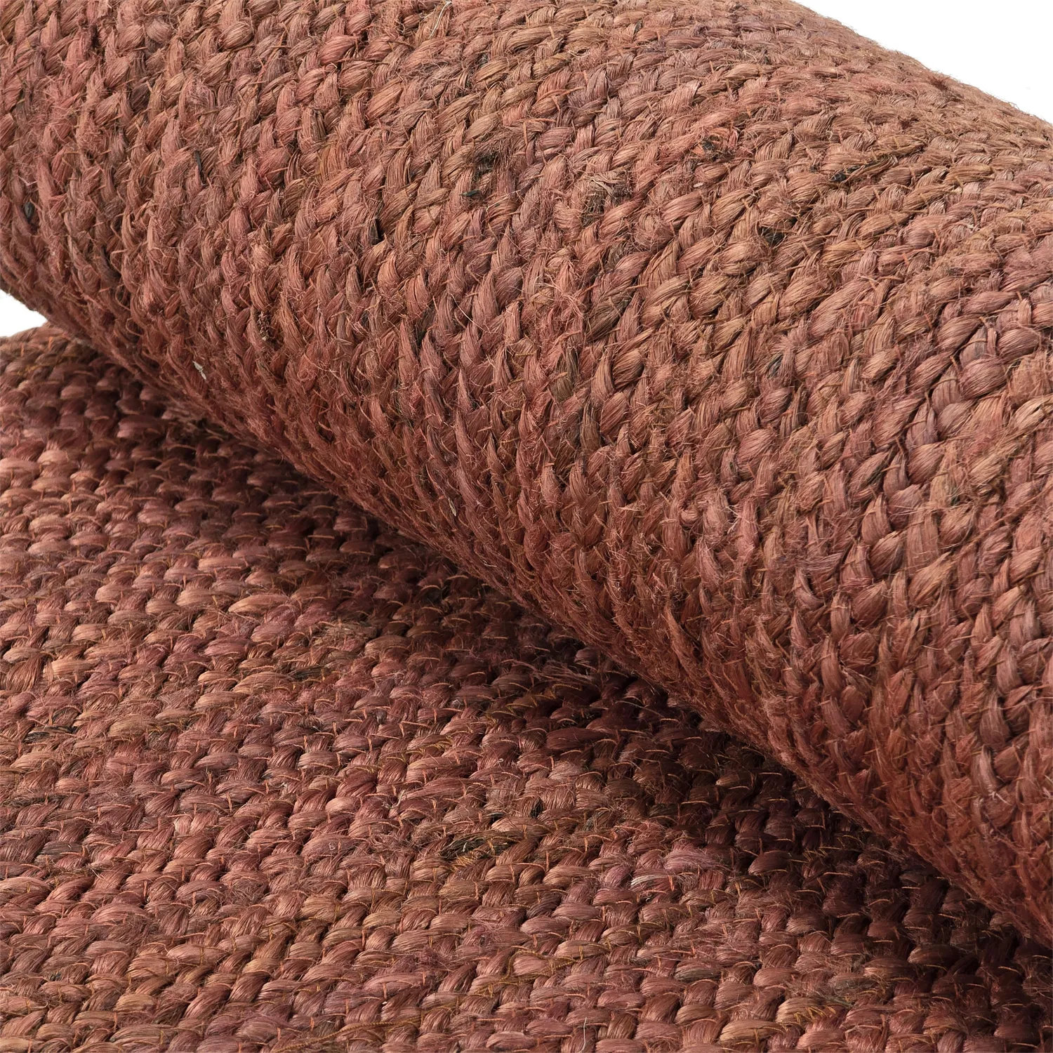 Juteteppich - Amasia (kastanie)