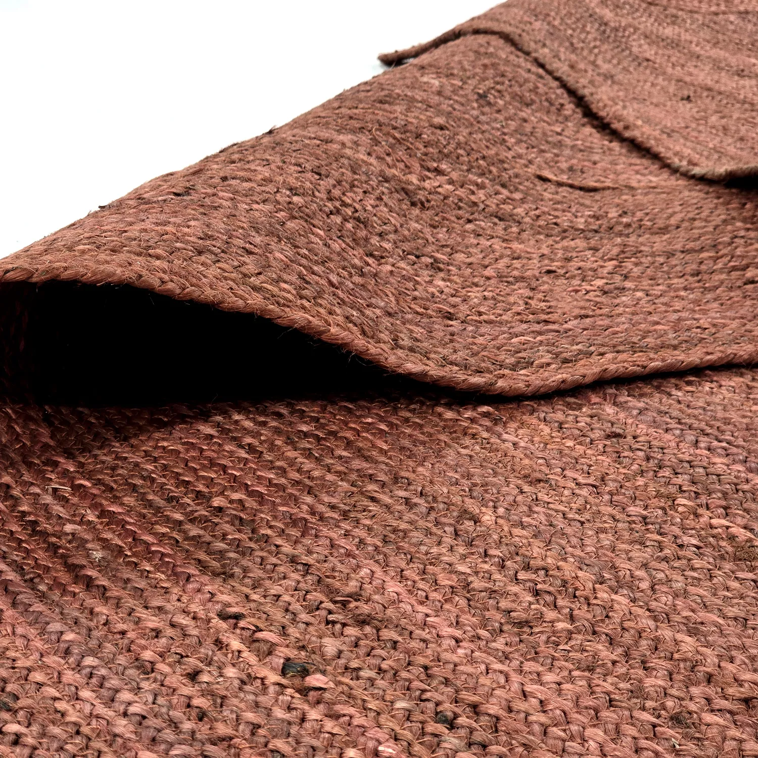 Juteteppich - Amasia (kastanie)