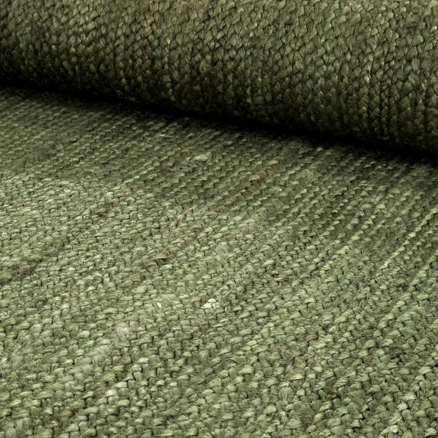 Juteteppich - Amasia (militärgrün)