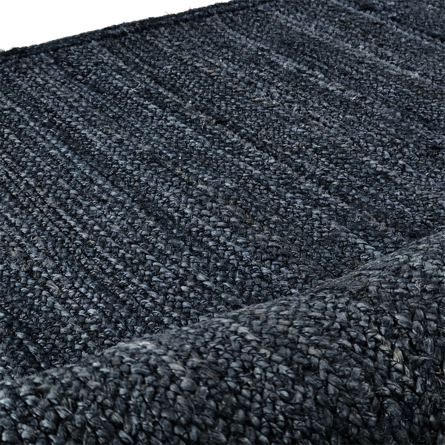 Juteteppich - Amasia (dunkelblau)