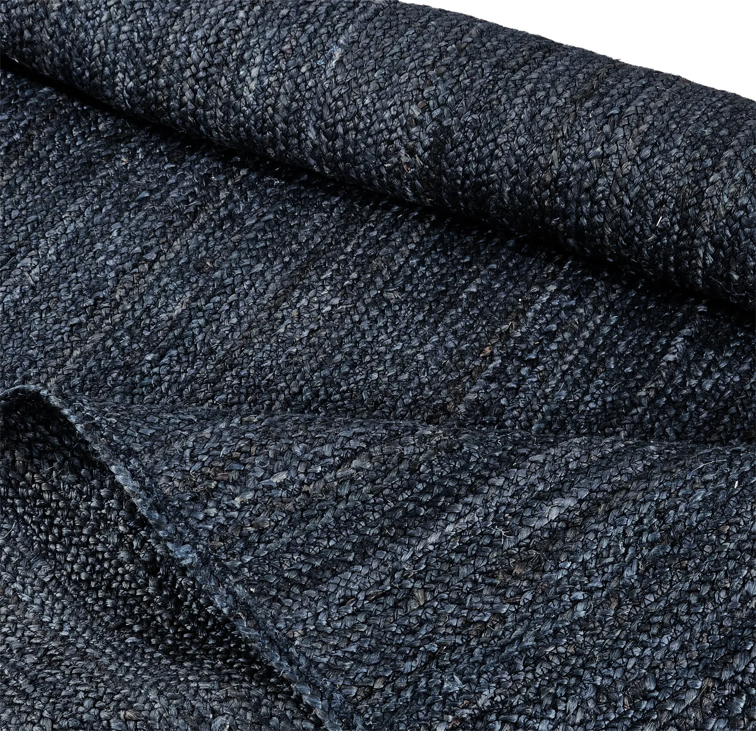 Juteteppich - Amasia (dunkelblau)