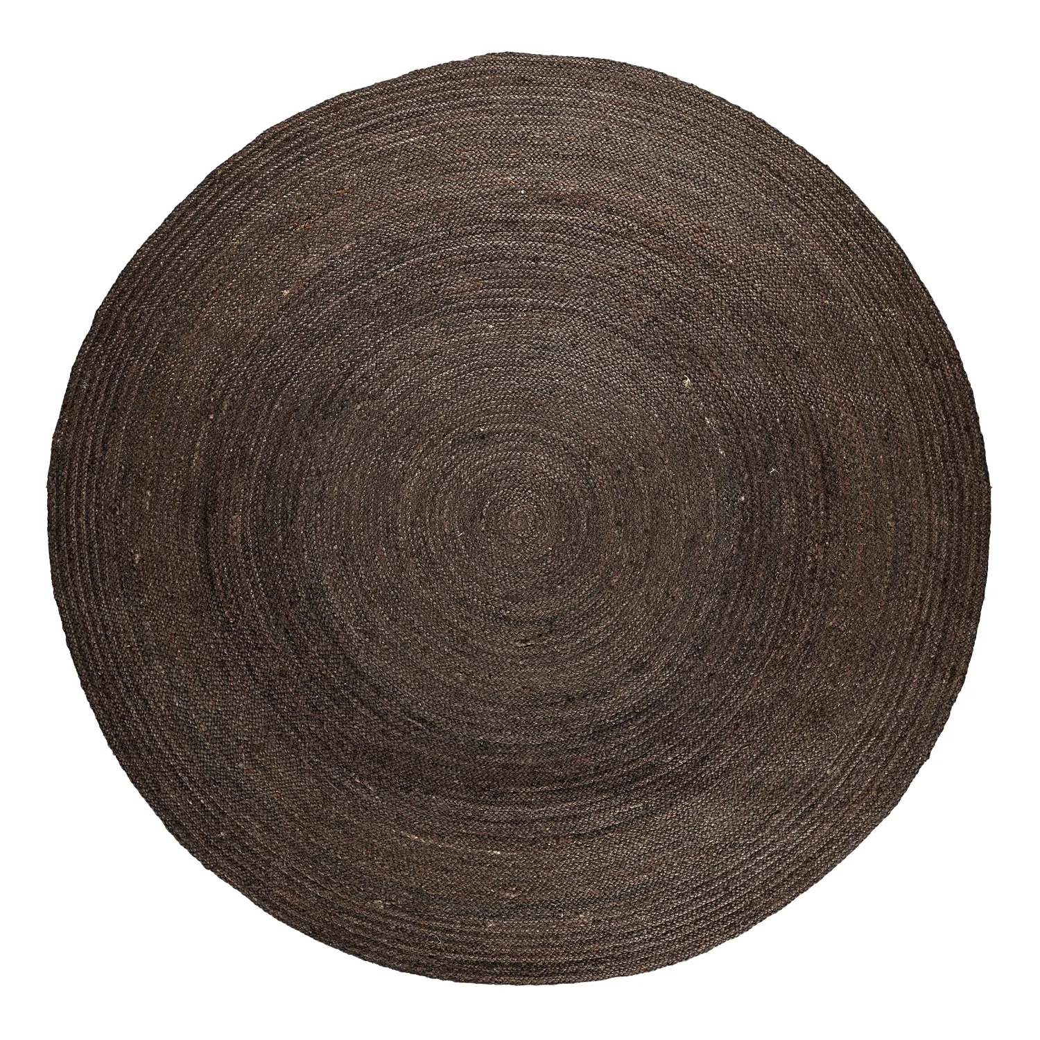 Runder Juteteppich - Amasia (dunkles taupe)
