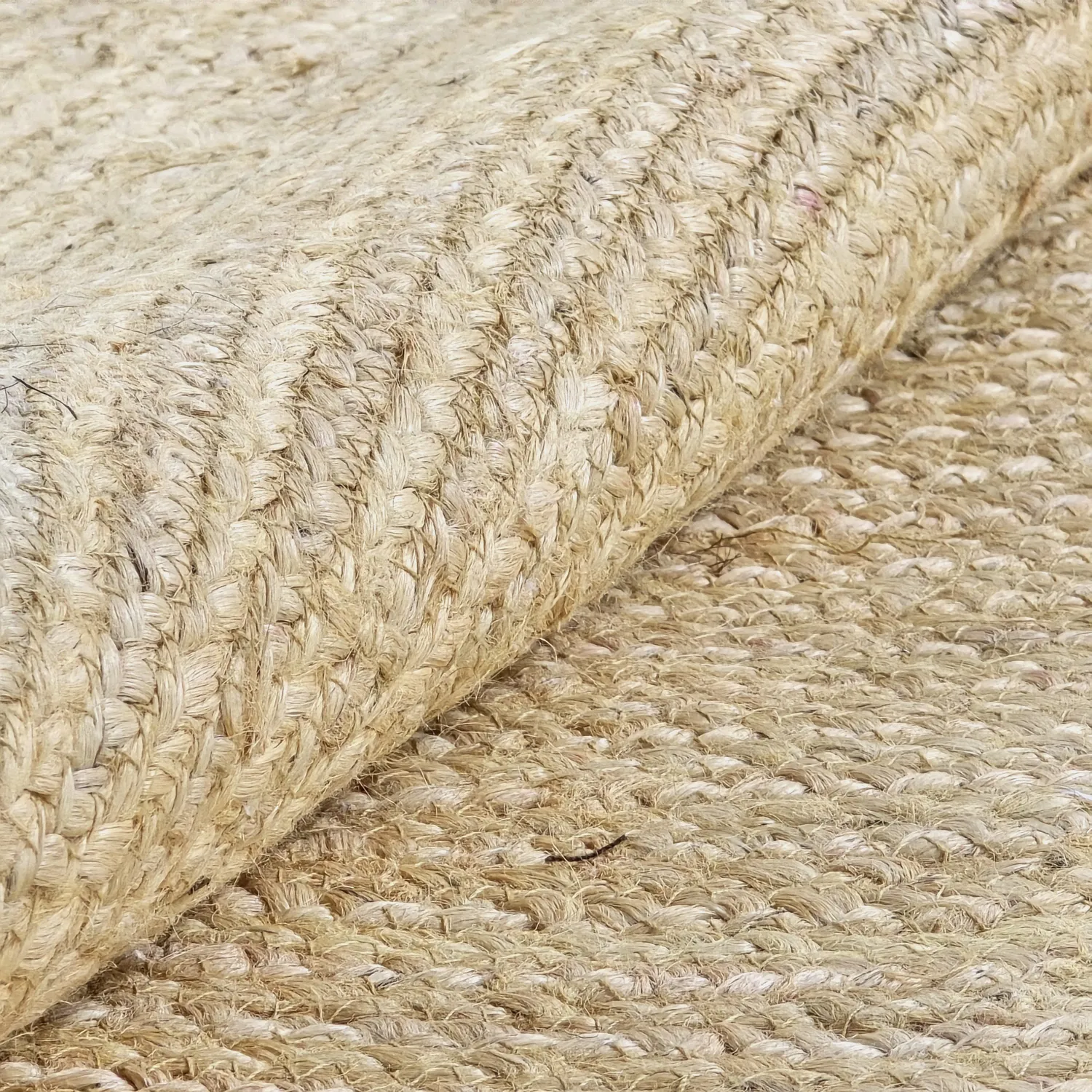 Runder Juteteppich - Amasia (natur)