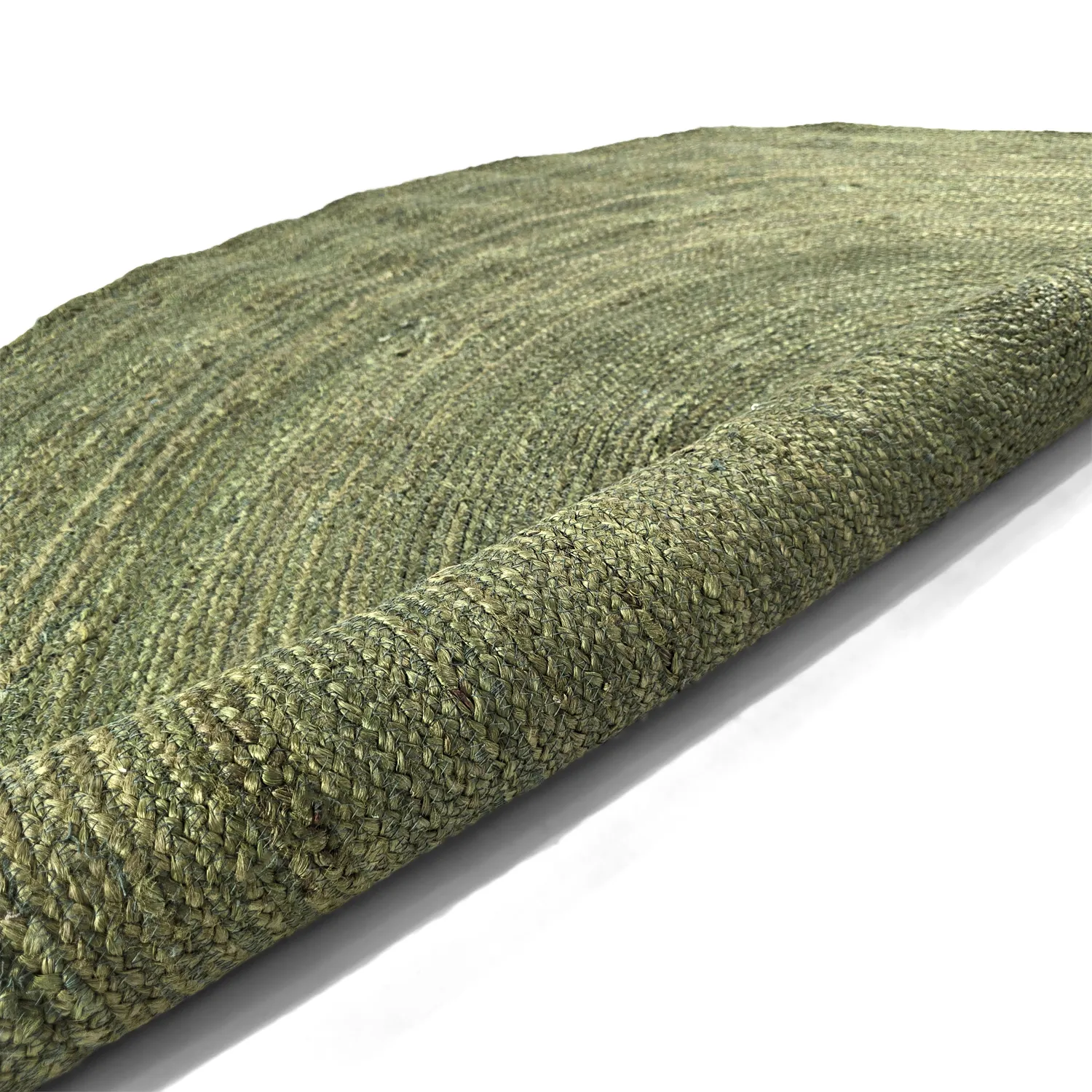 Runder Juteteppich - Amasia (olive)