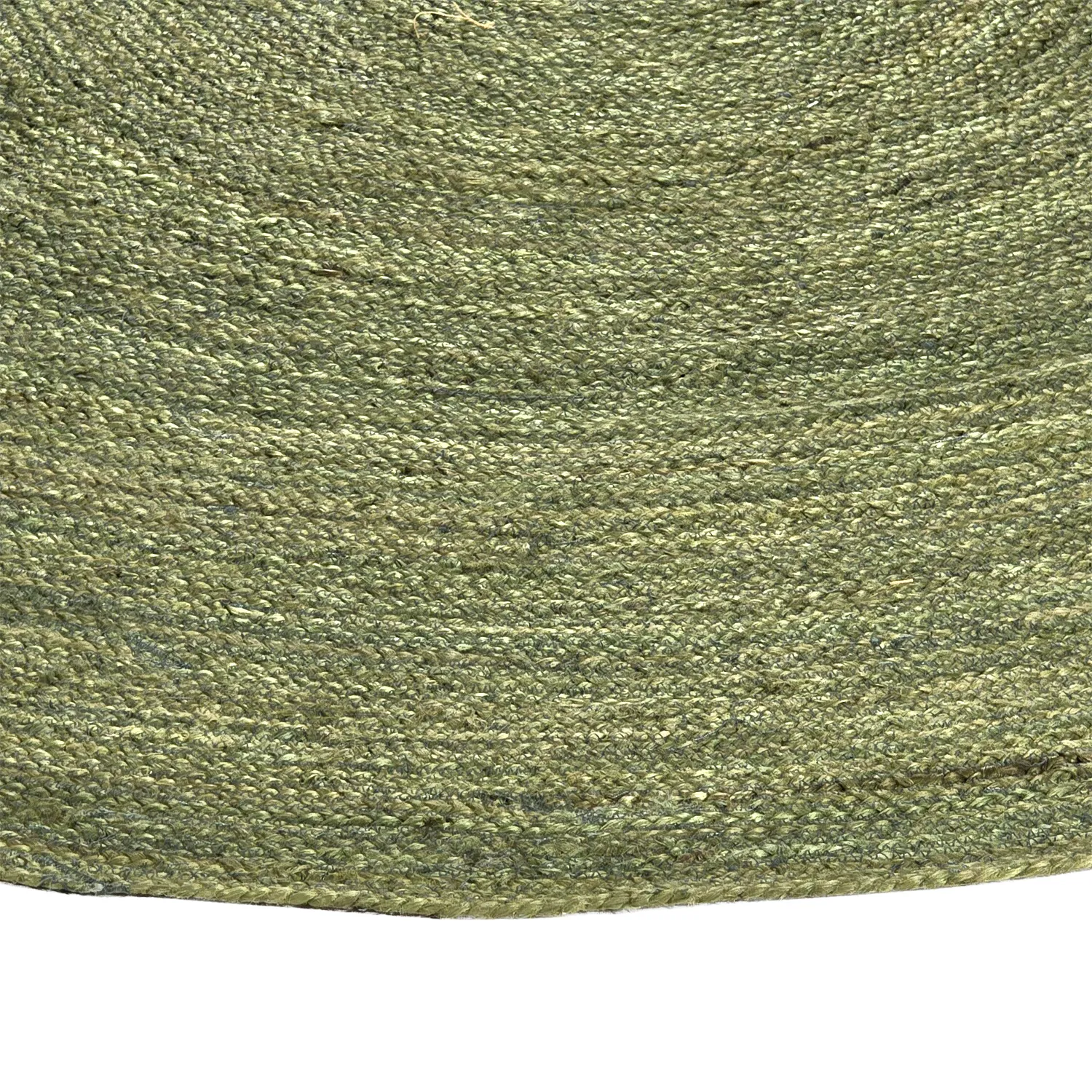 Runder Juteteppich - Amasia (olive)
