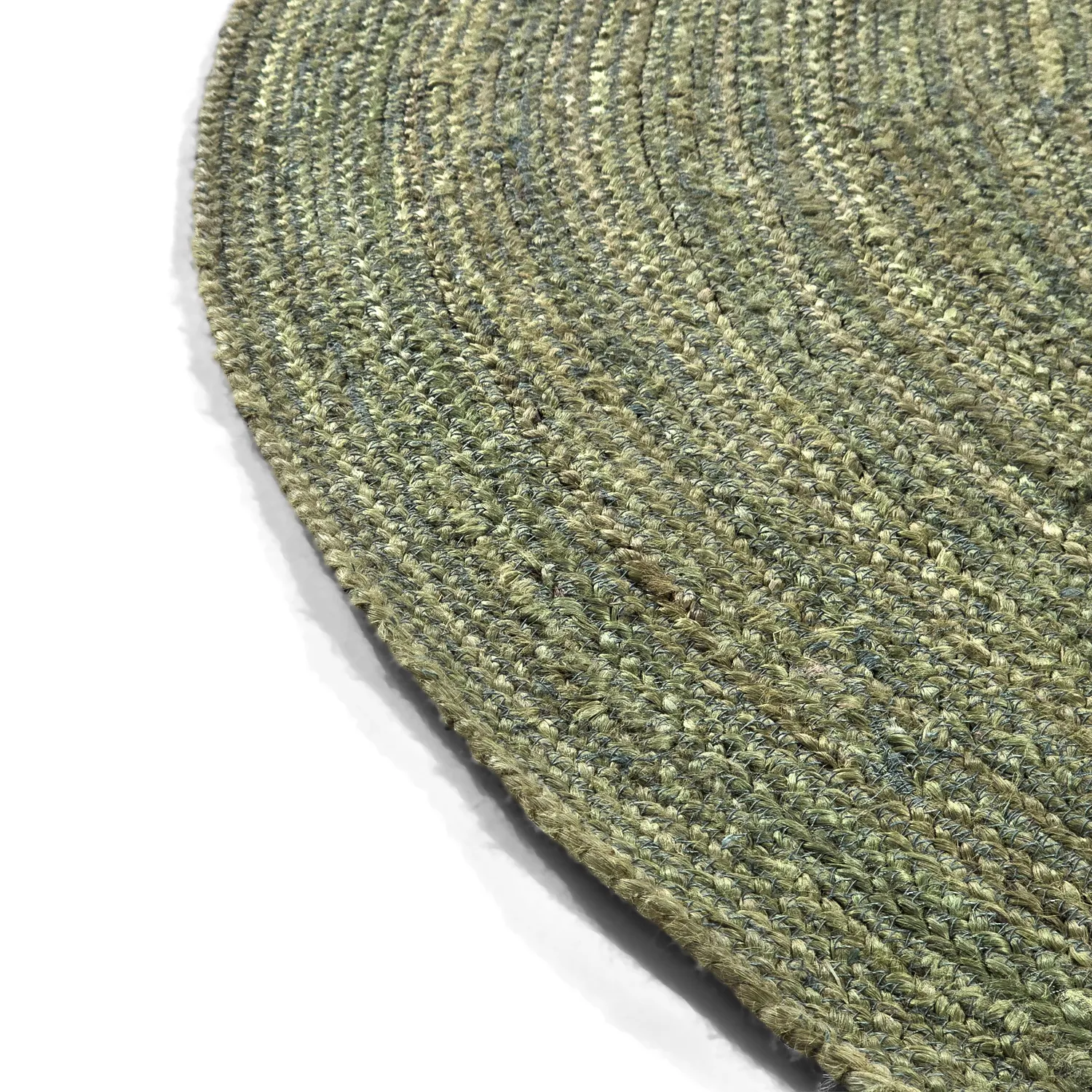 Runder Juteteppich - Amasia (olive)