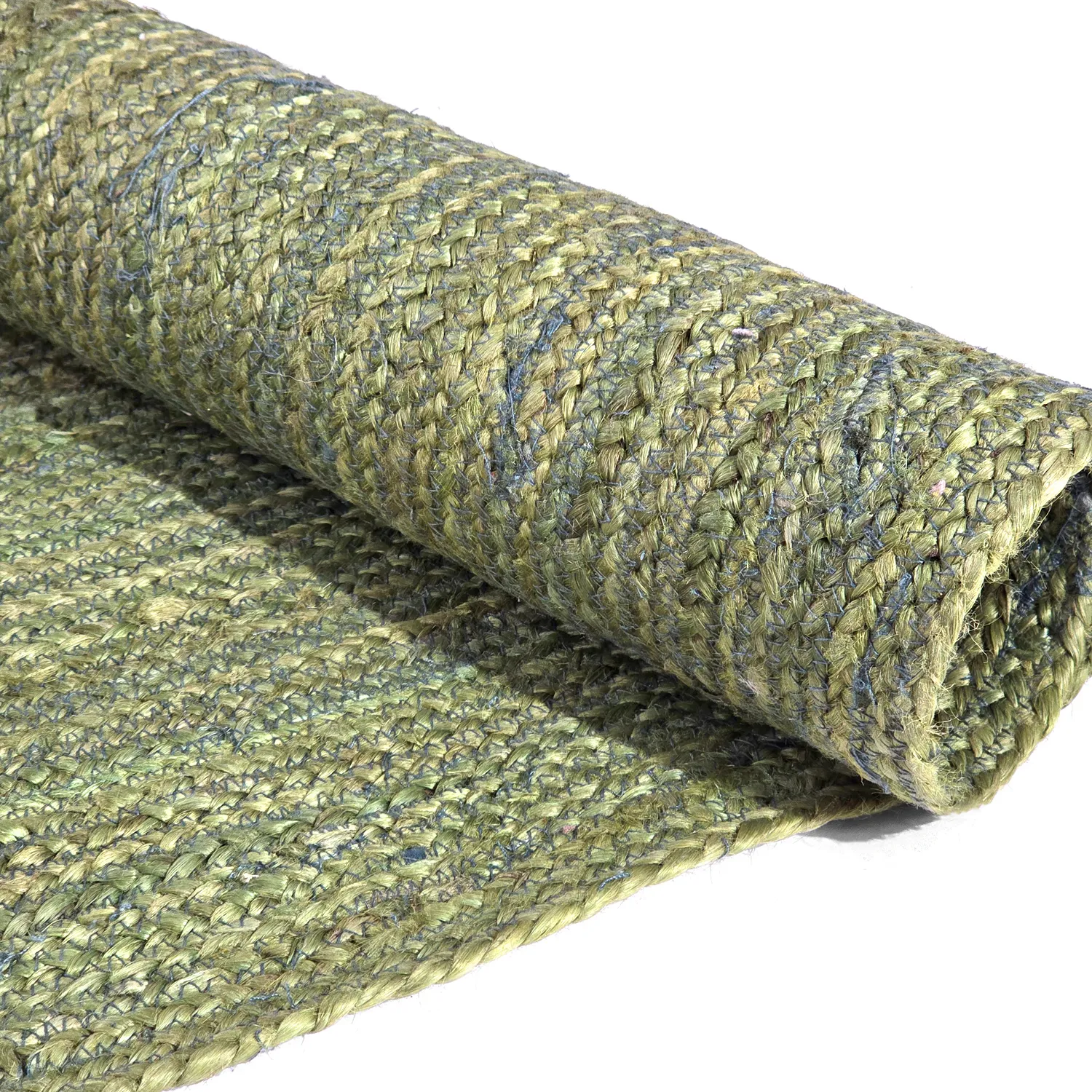 Runder Juteteppich - Amasia (olive)