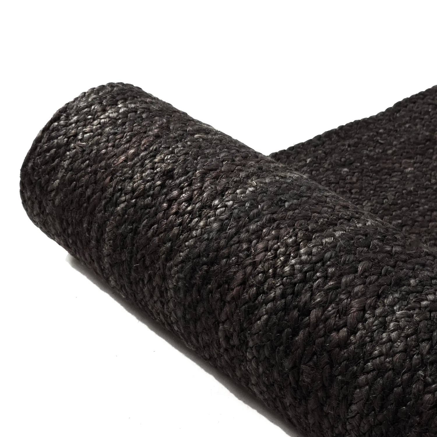 Juteteppich - Amasia (schwarz)