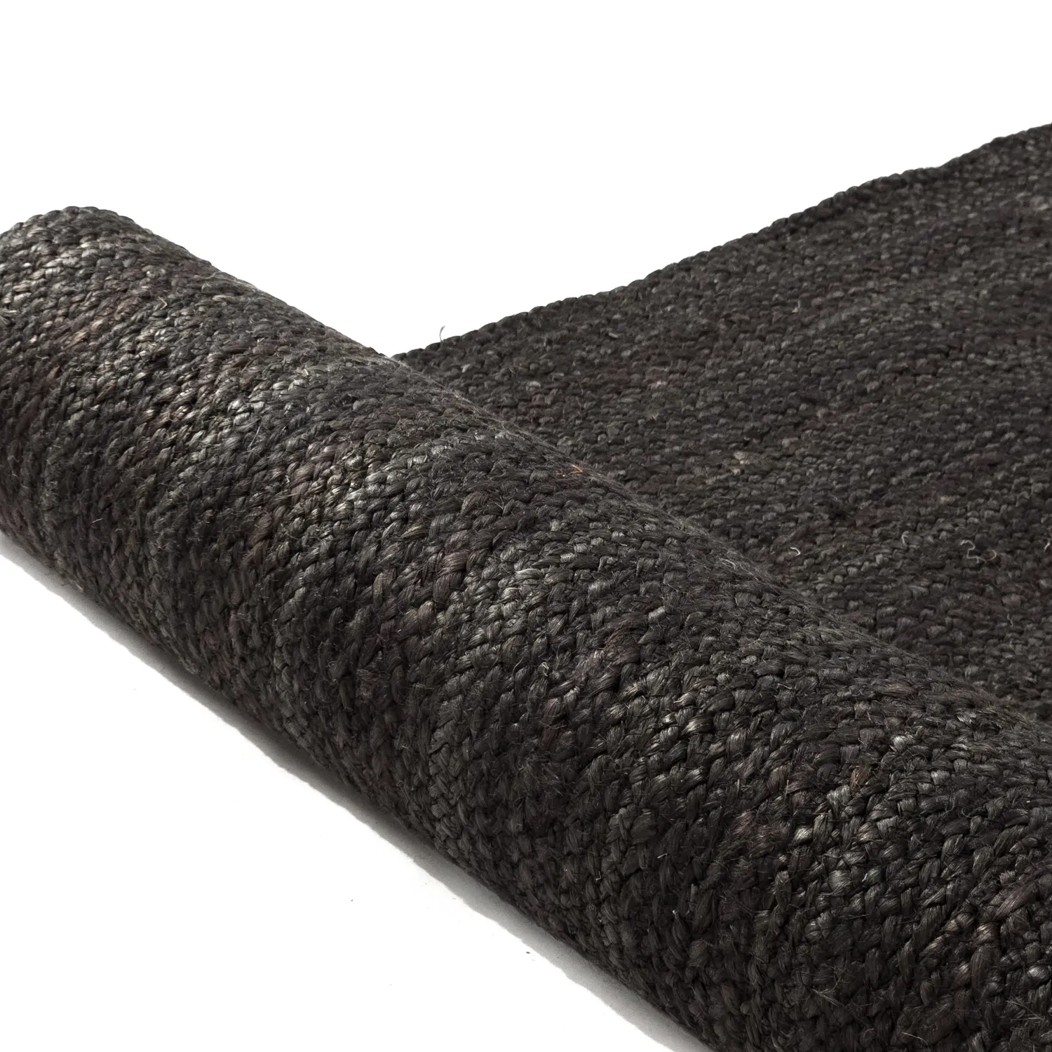 Juteteppich - Amasia (schwarz)