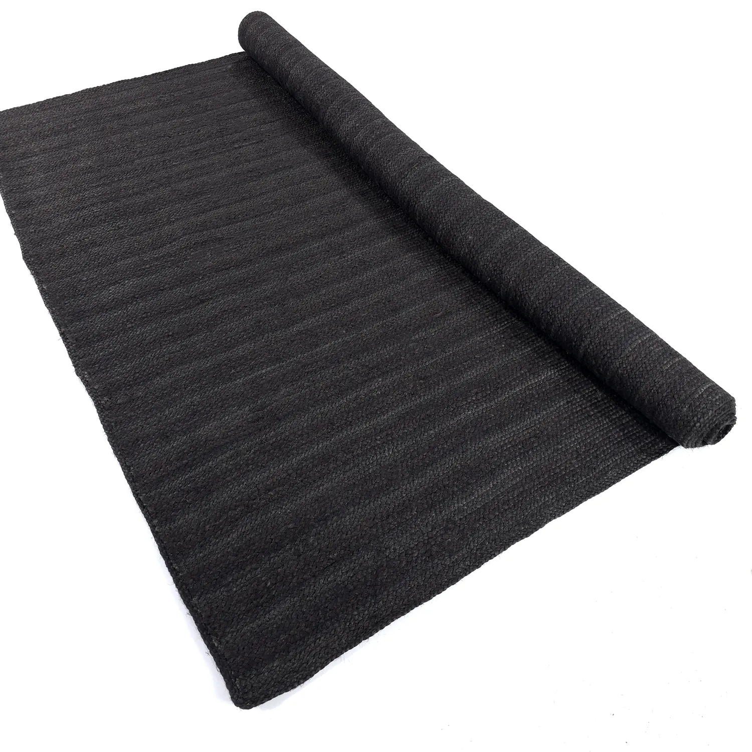 Juteteppich - Amasia (schwarz)