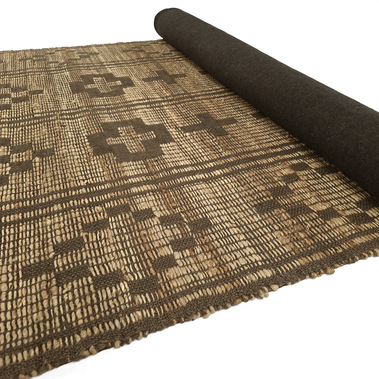 Juteteppich - Daria (braun)