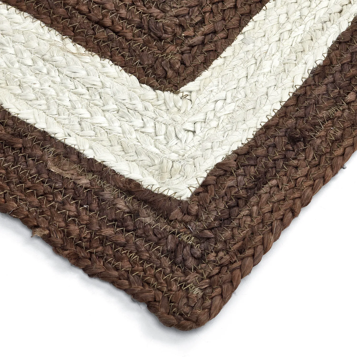 Juteteppich - Jessore (braun/weiß)