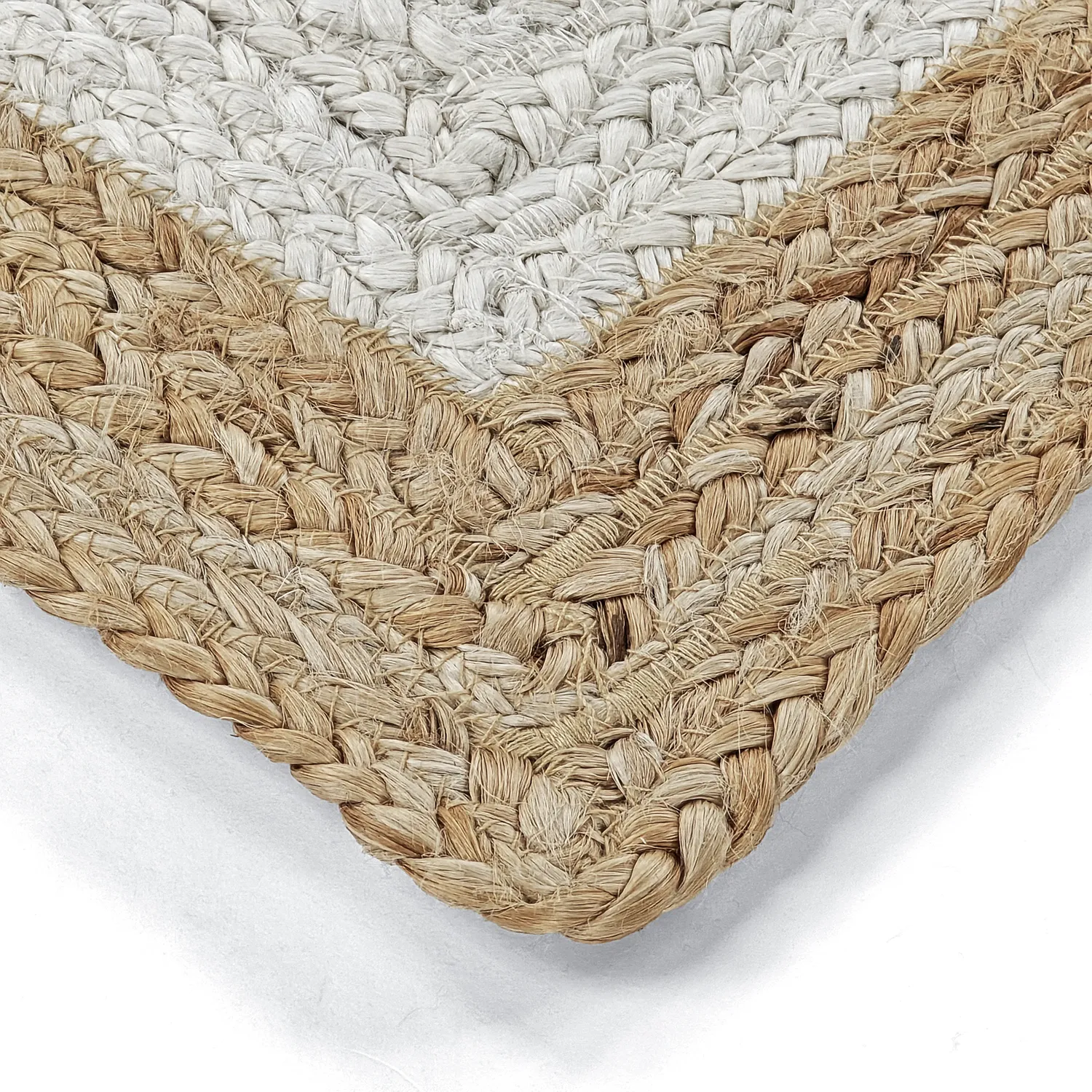 Juteteppich - Jessore (natur/weiß)