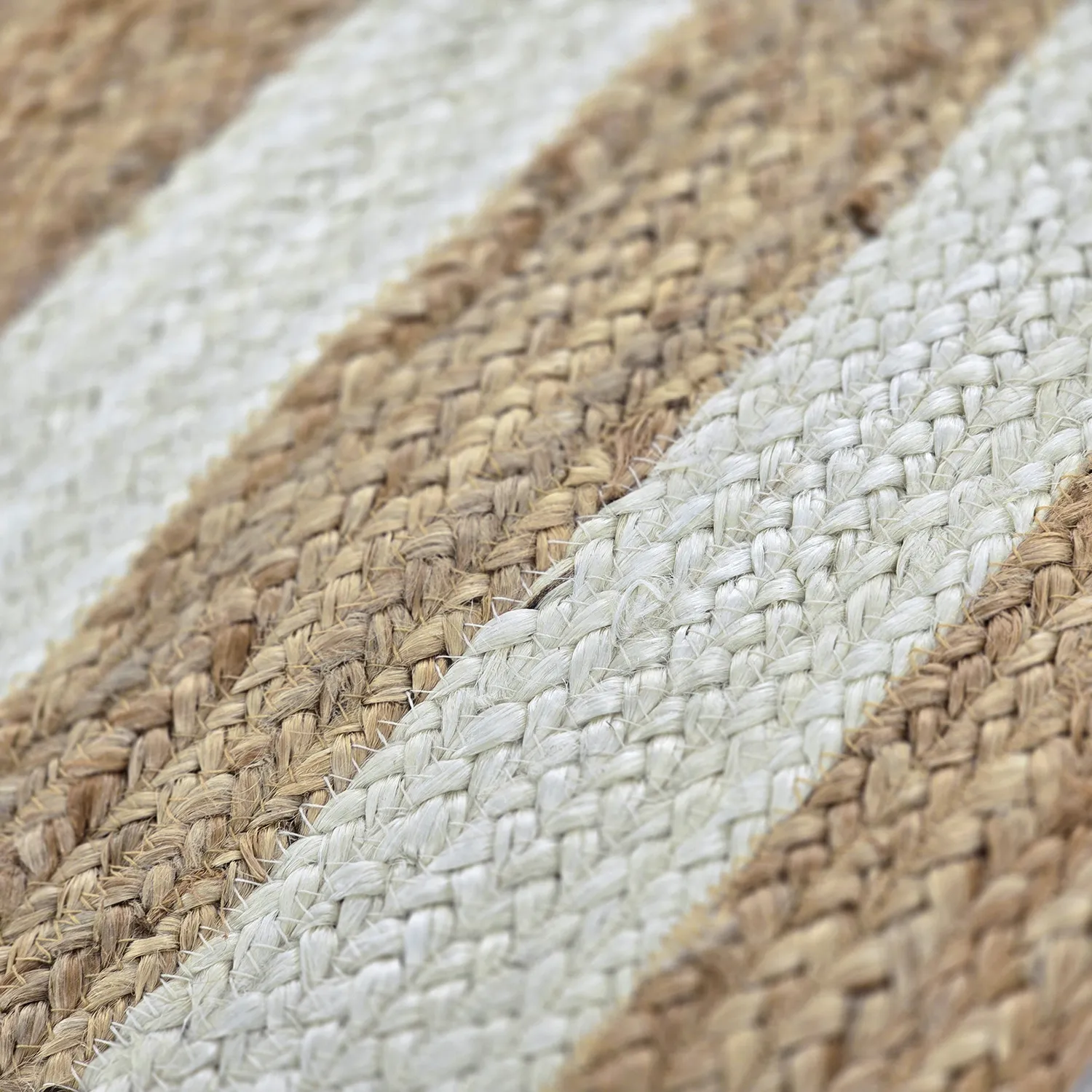 Juteteppich - Jessore (natur/weiß)