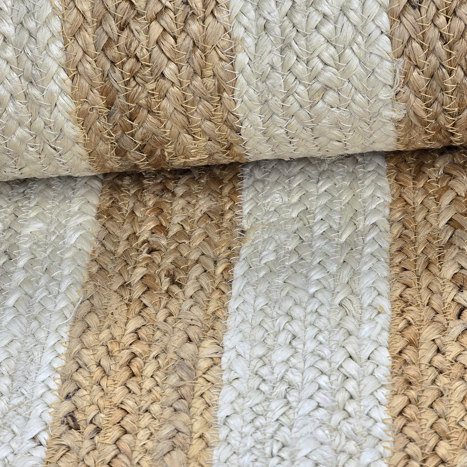 Juteteppich - Jessore (natur/weiß)