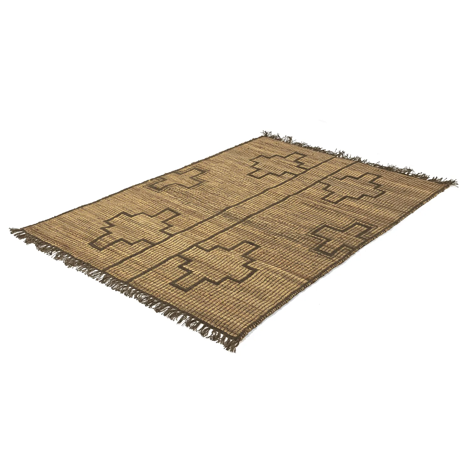 Juteteppich - Kavita (braun)