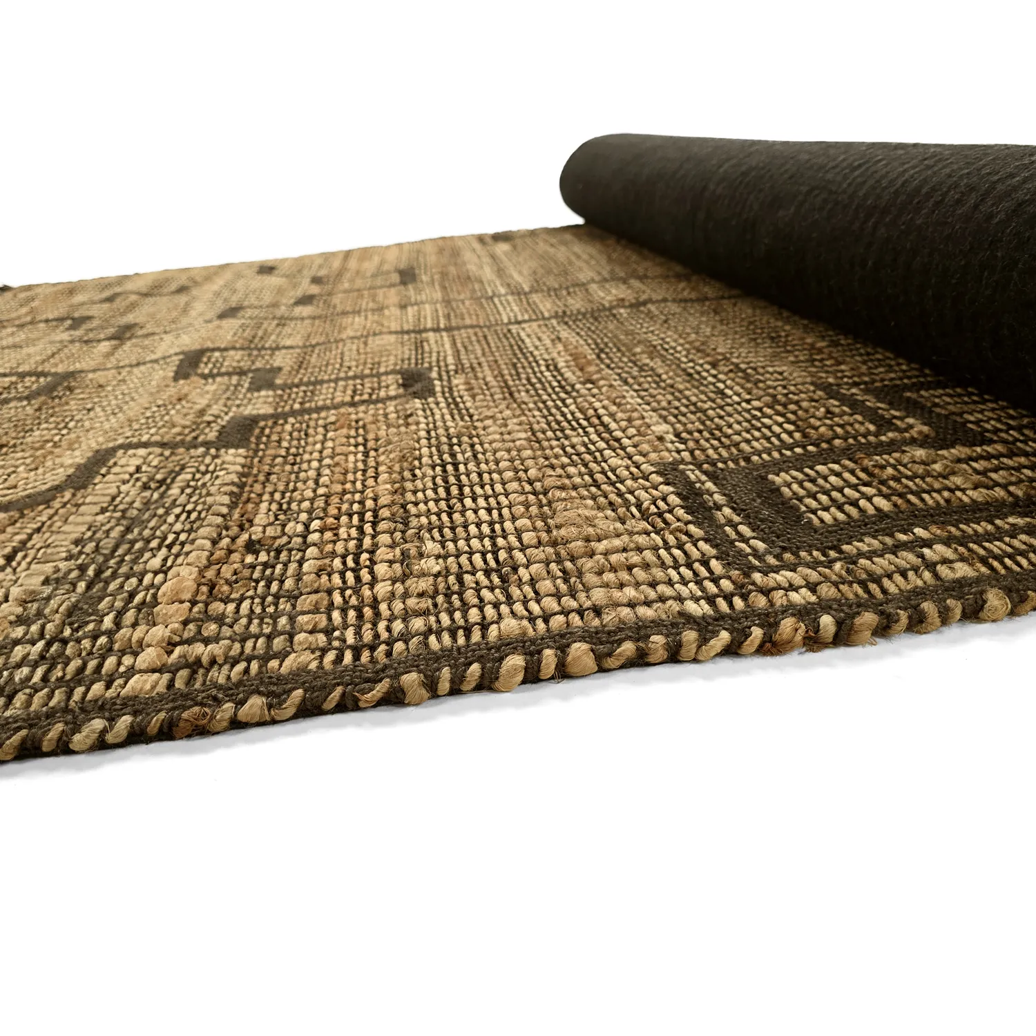 Juteteppich - Kavita (braun)
