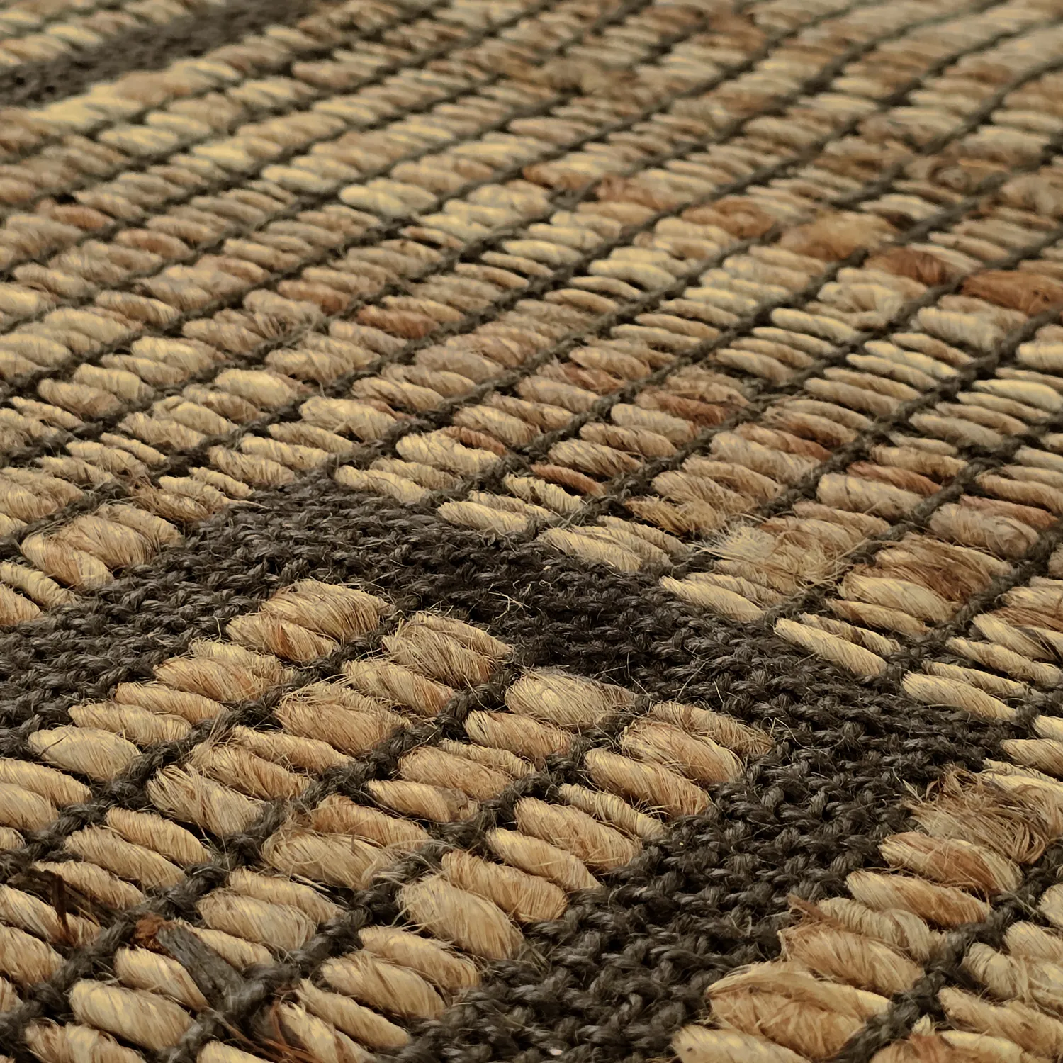 Juteteppich - Kavita (braun)