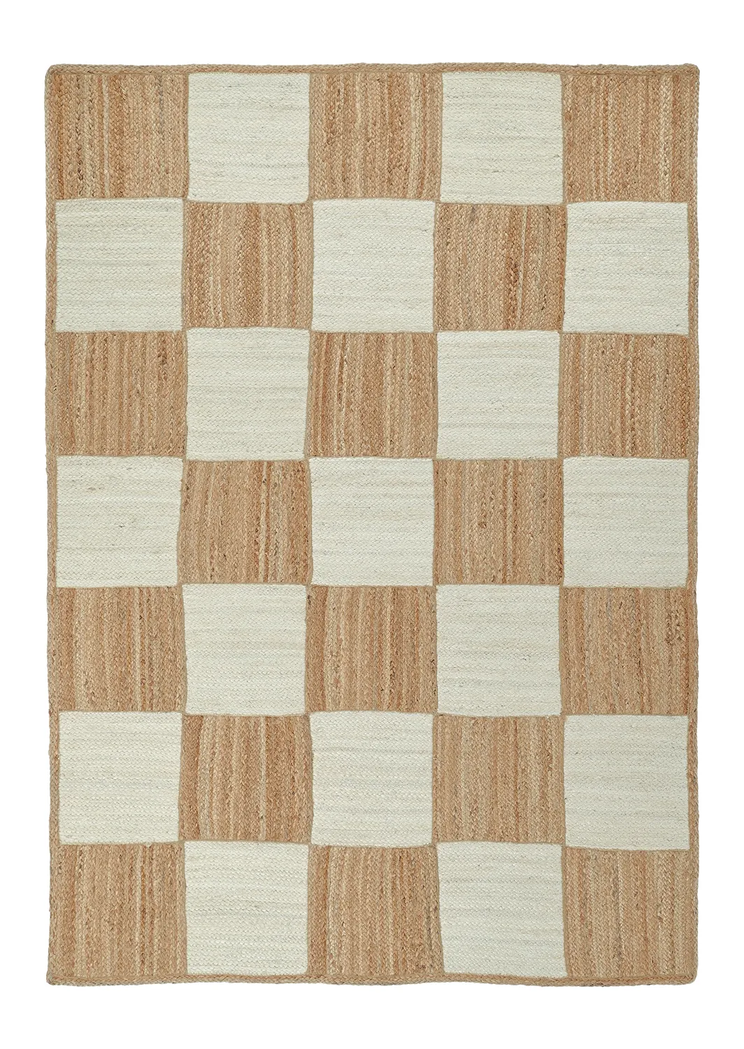 Juteteppich - Khulna (natur/weiß)