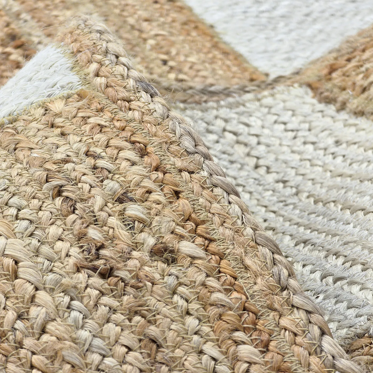 Juteteppich - Khulna (natur/weiß)