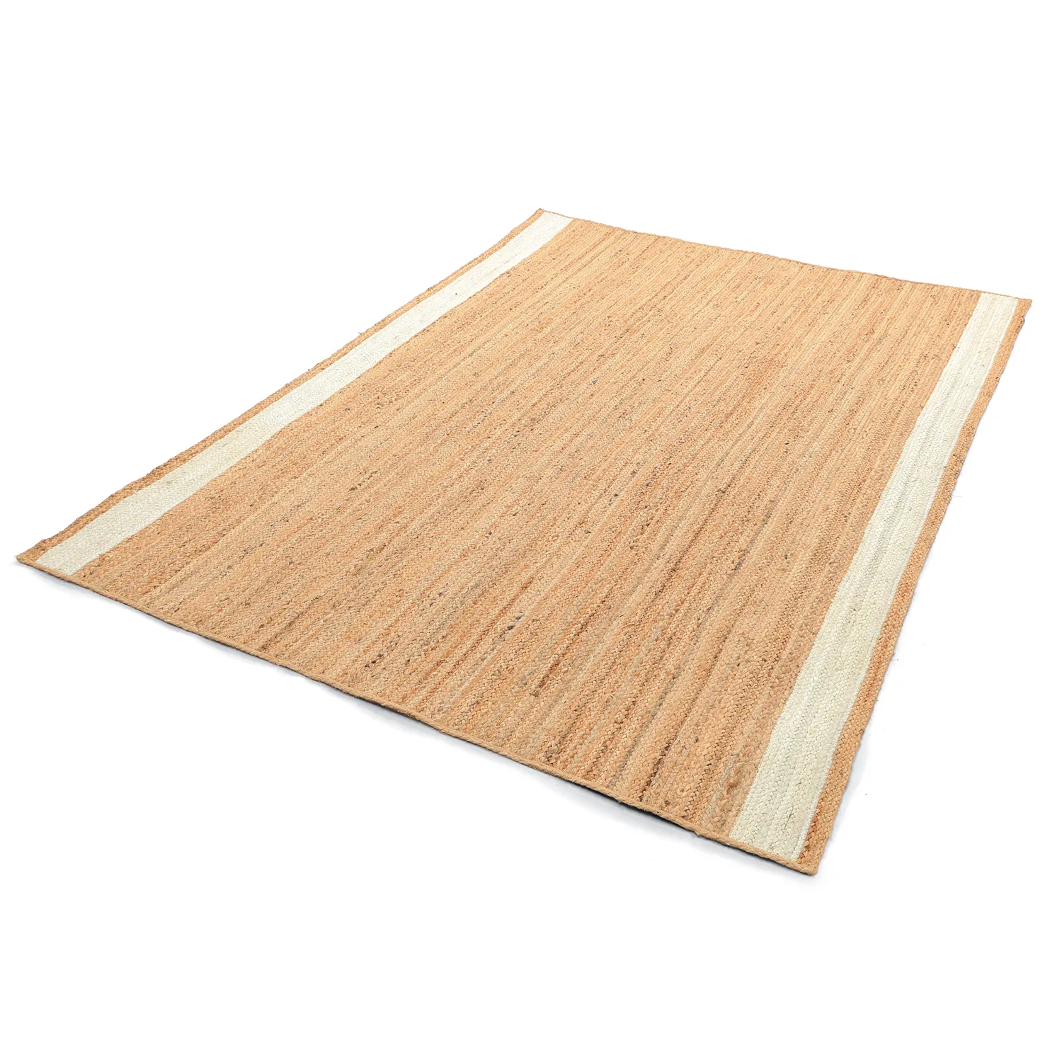 Juteteppich - Senaki (natur/weiß)