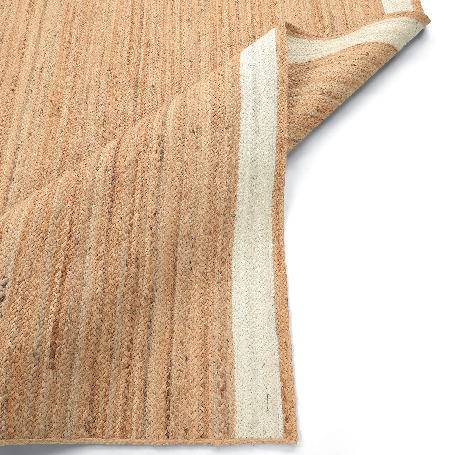 Juteteppich - Senaki (natur/weiß)