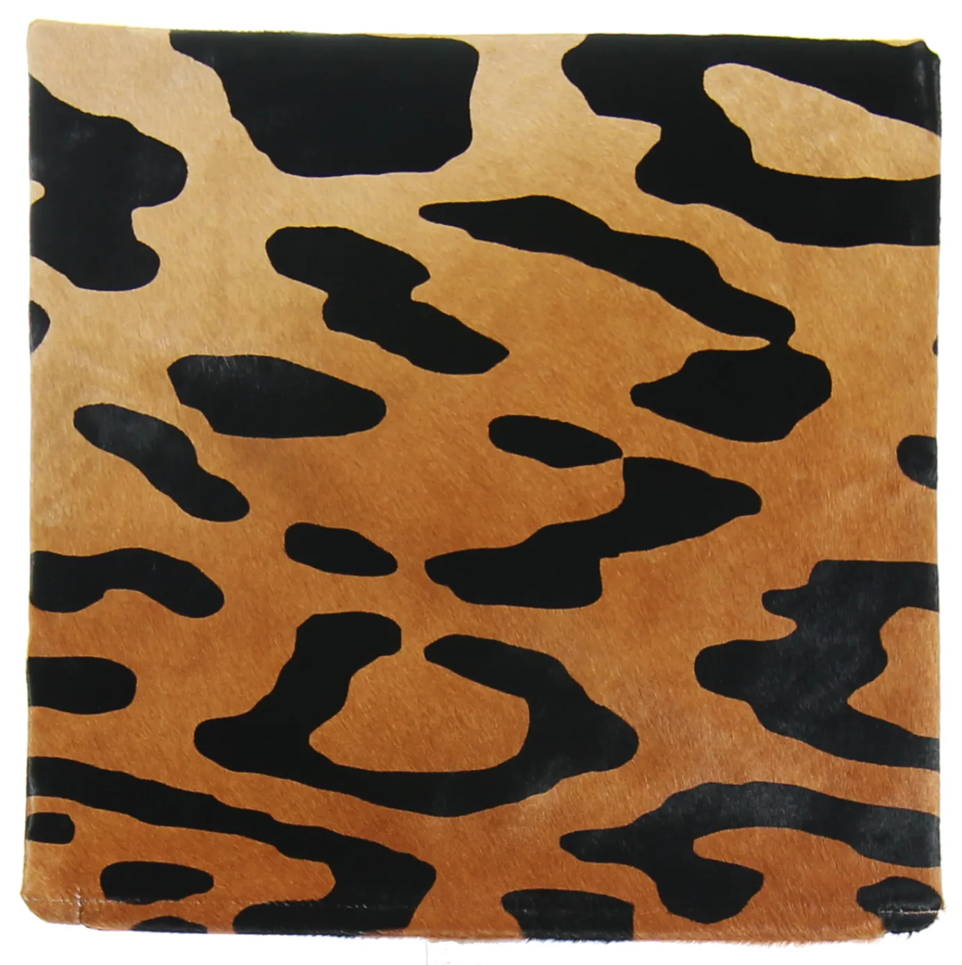 Housse de coussin en cuir bovin 45 x 45 cm