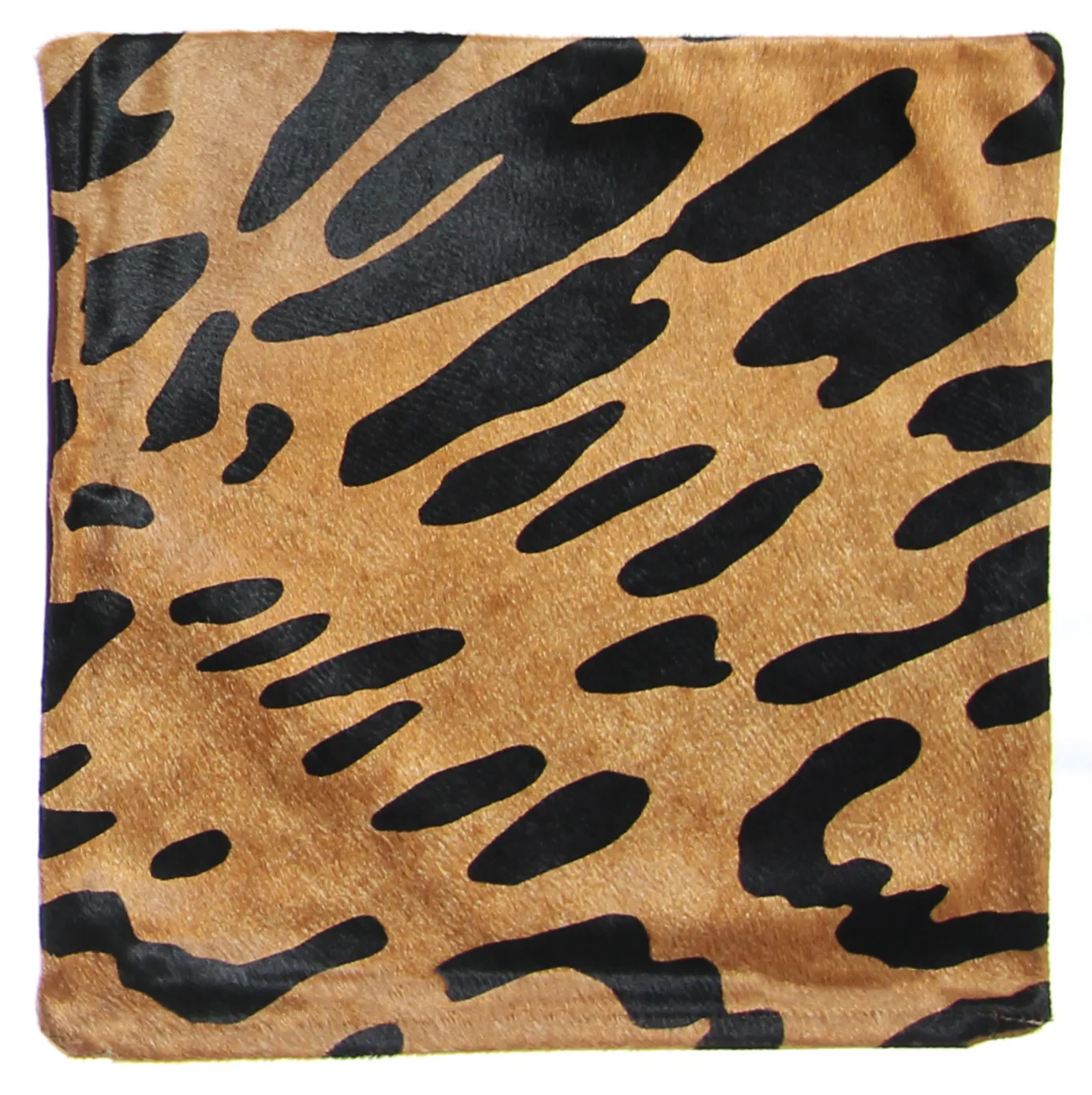 Housse de coussin en cuir bovin 45 x 45 cm