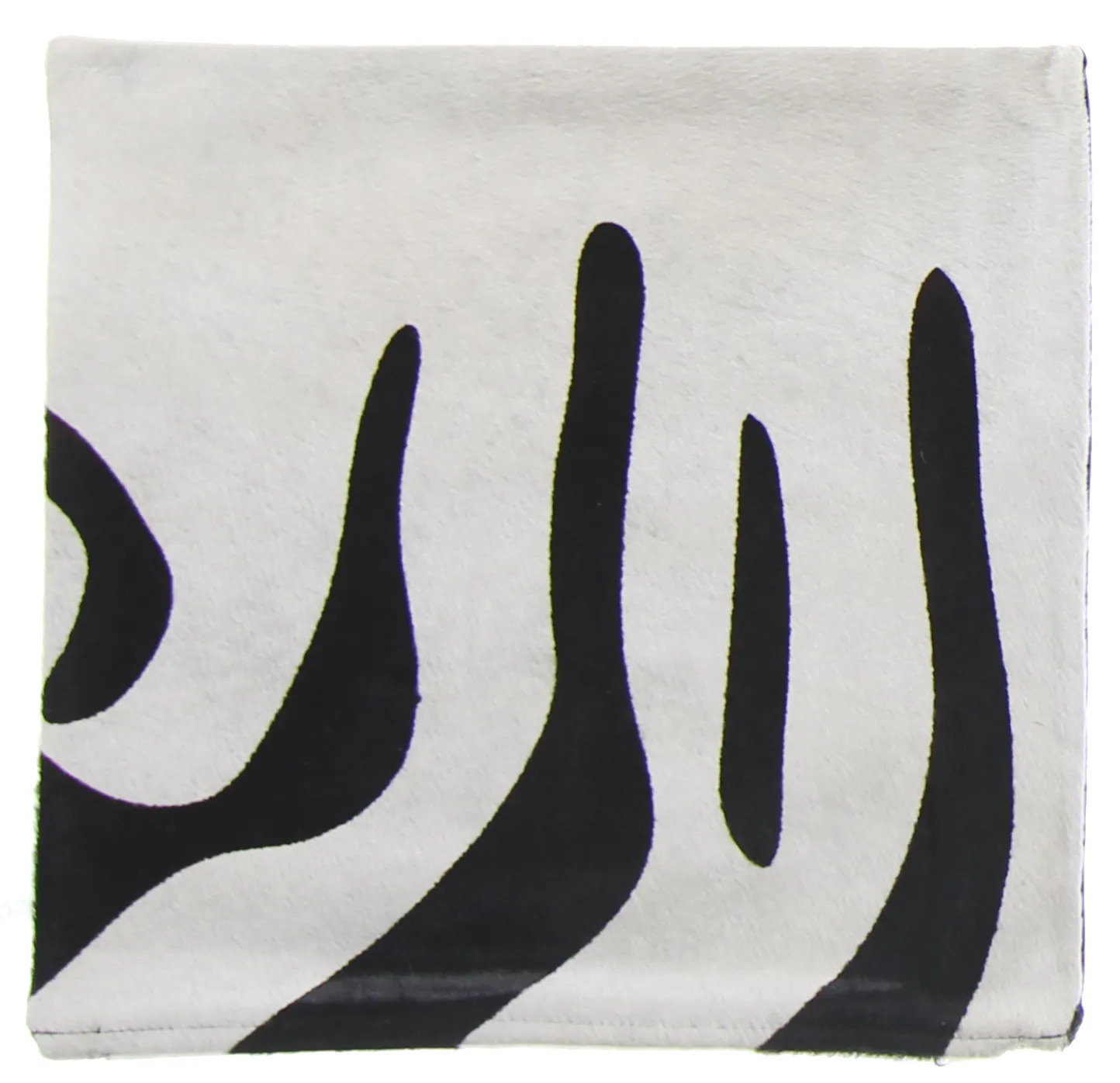 Housse de coussin en cuir bovin 45 x 45 cm