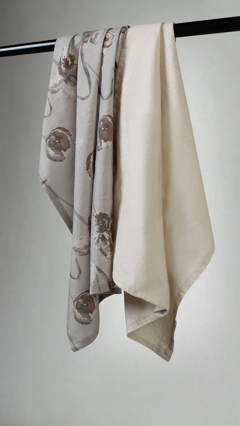 Küchenhandtücher im 2er-Pack - Alegria (beige)