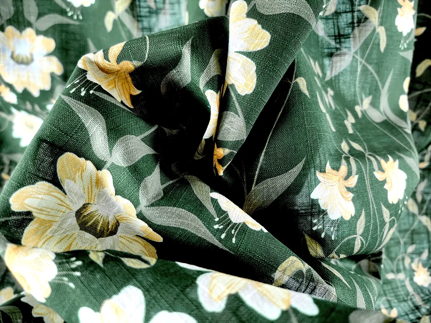 Torchon de cuisine lot de 2 - Bodil (vert)