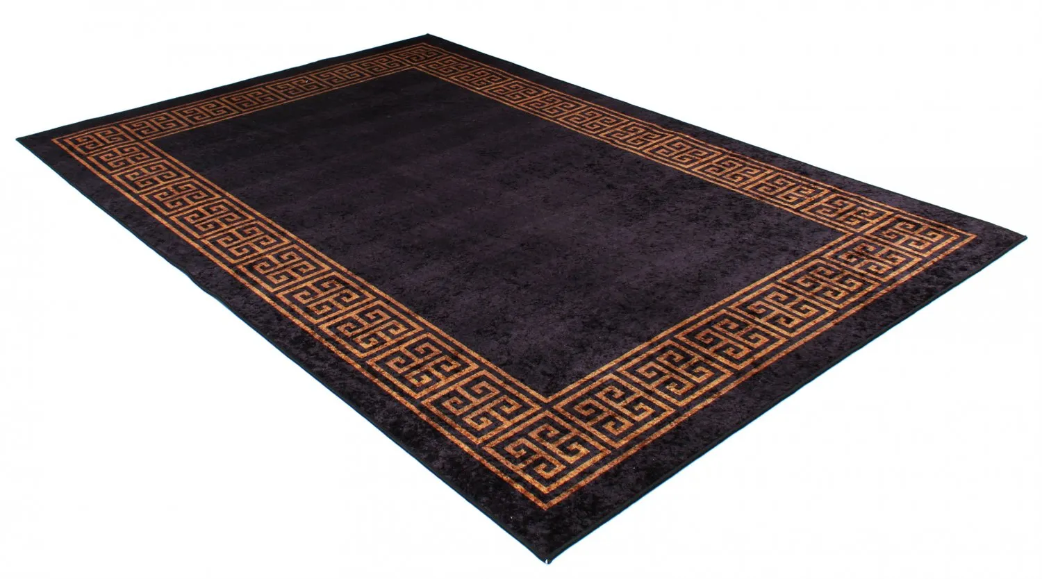 Wilton-Teppich - Kuba (schwarz/braun)