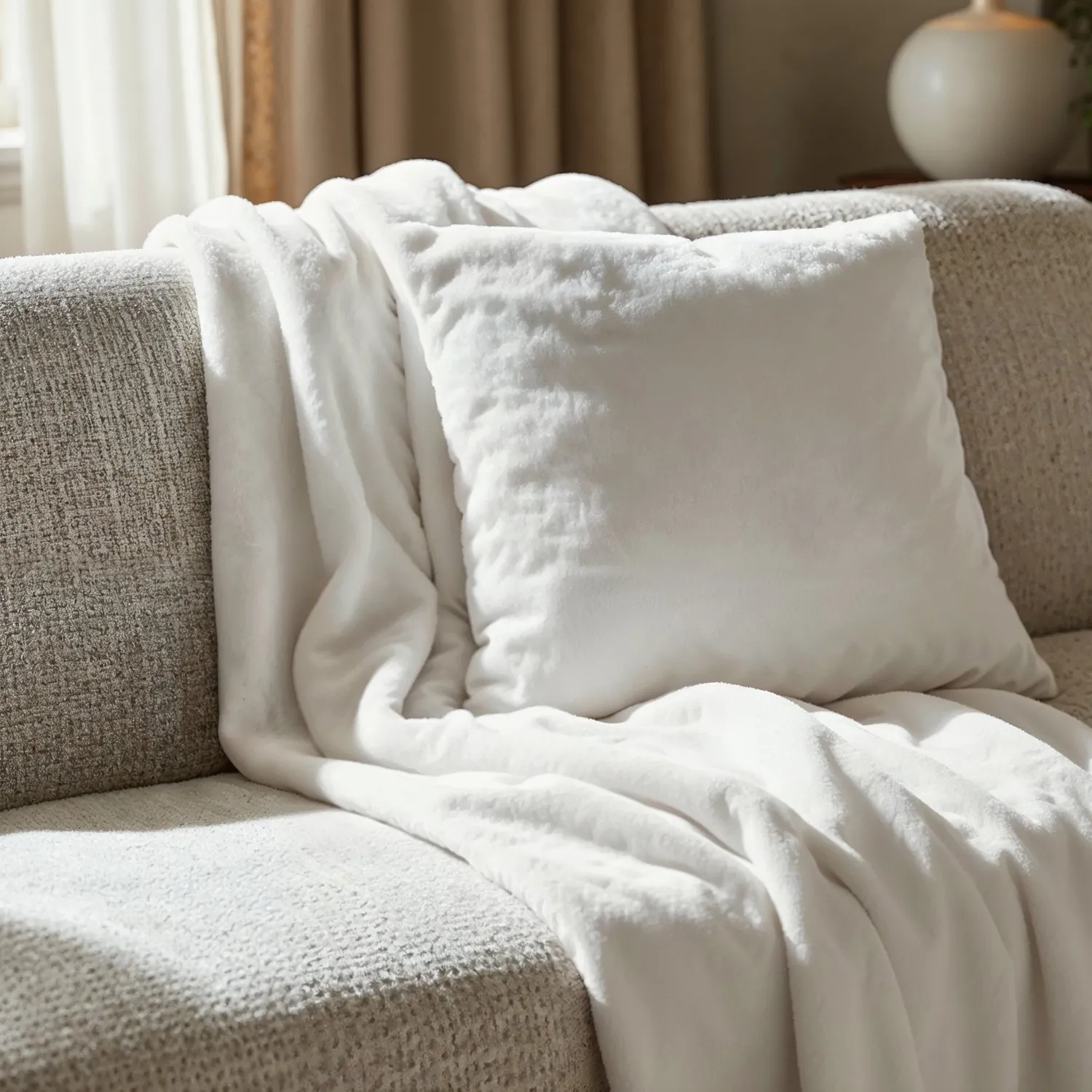 Kissenbezug - Aranga Super Soft (weiß)