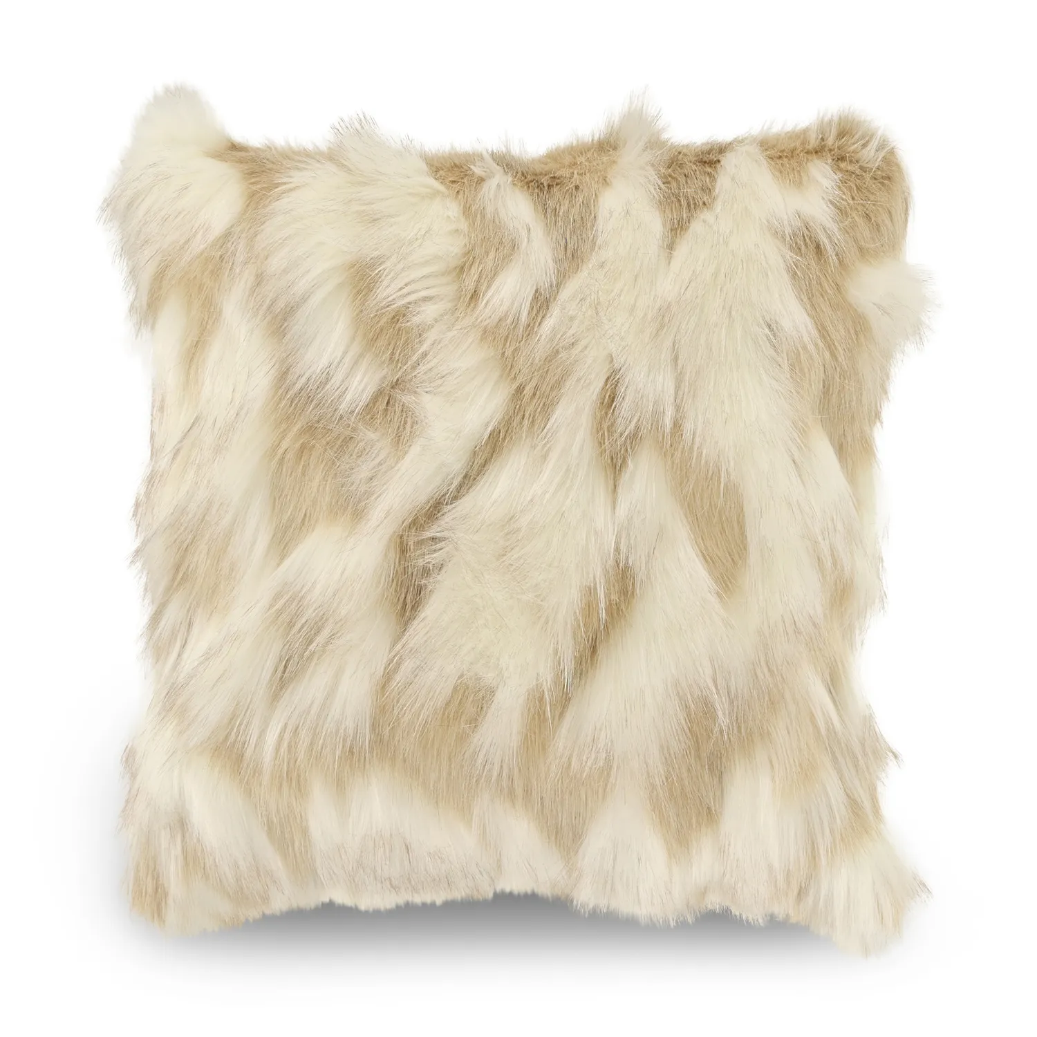 Housse de coussin - Clara (blanc/beige)