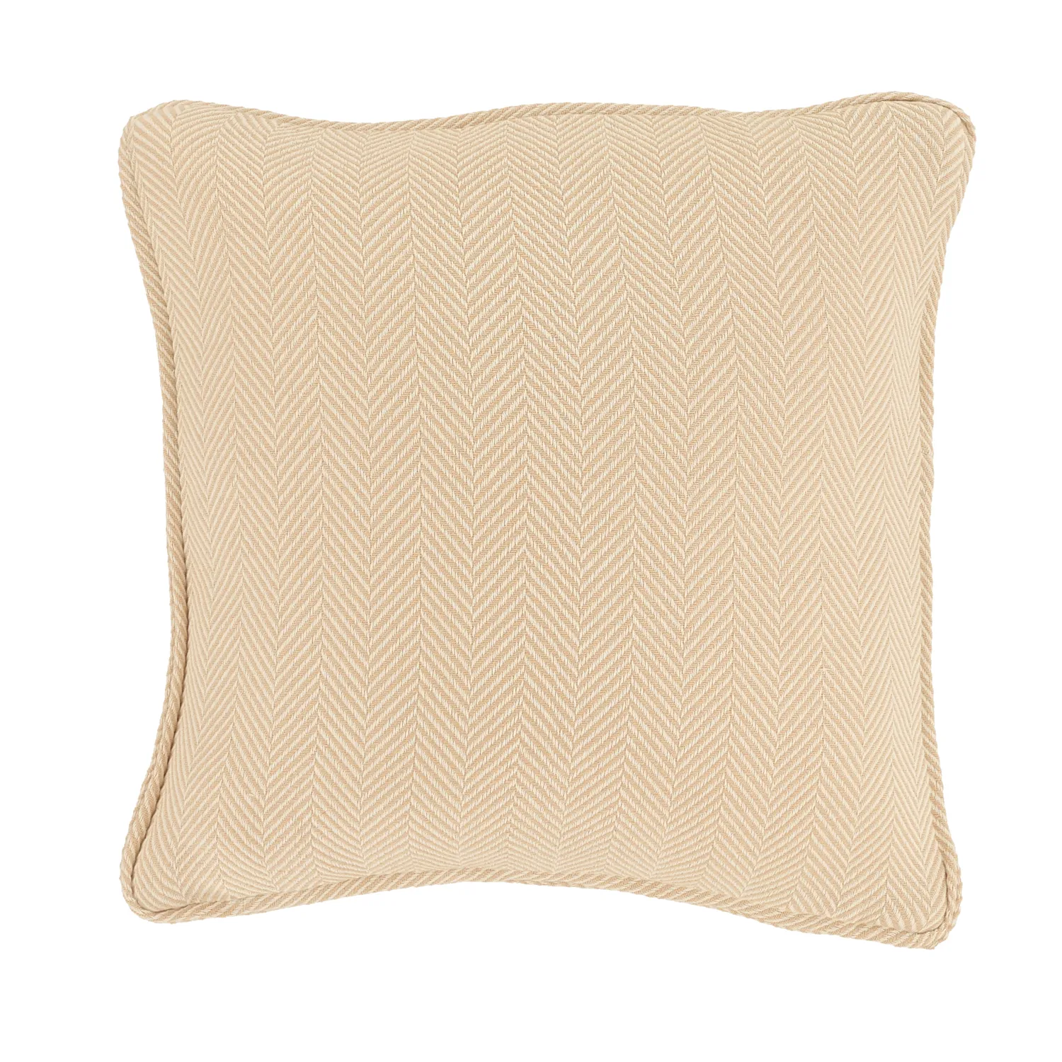Kissenbezug - Denisa Fishbone (beige/weiß)