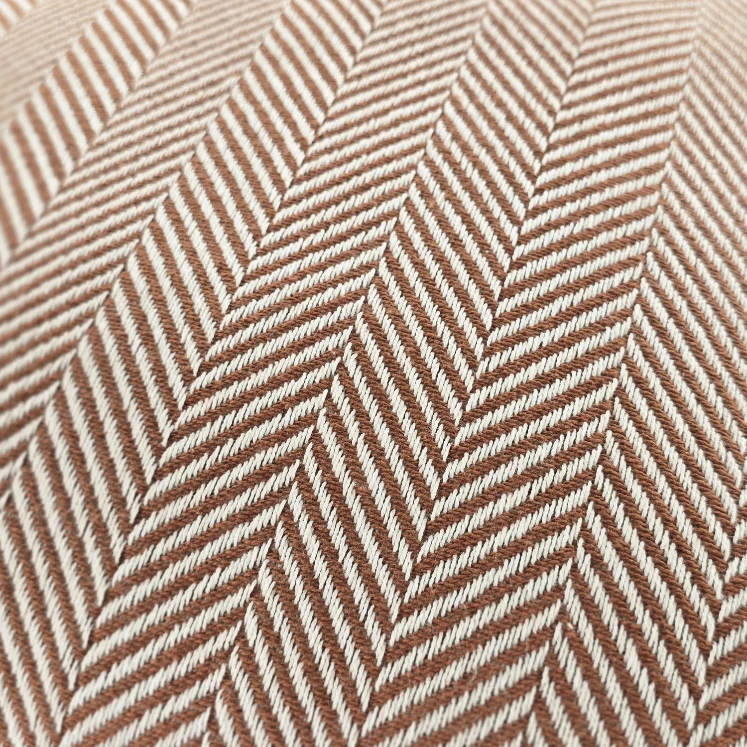Kissenbezug - Denisa Fishbone (braun/weiß)