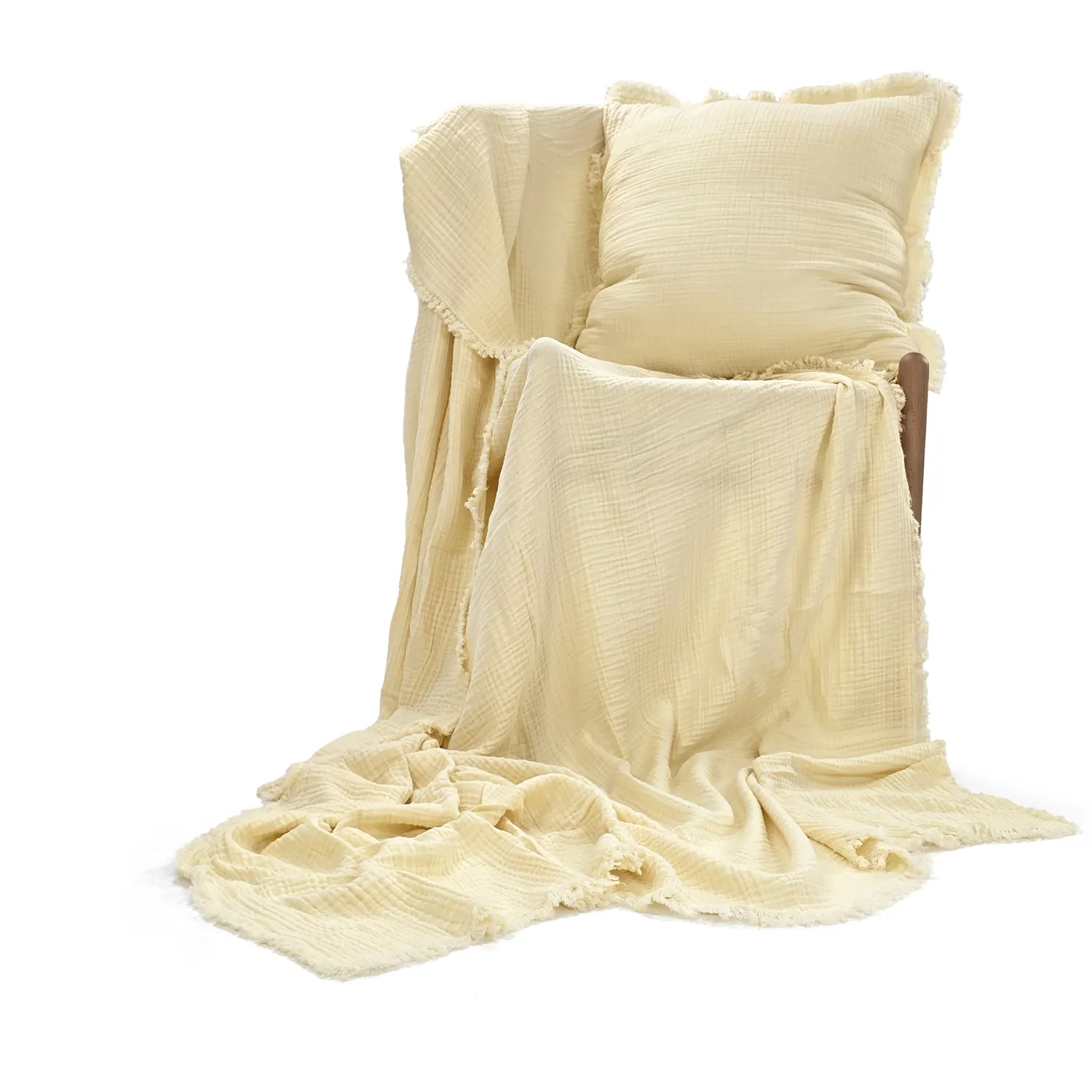 Housse de coussin - Dorena (crème)