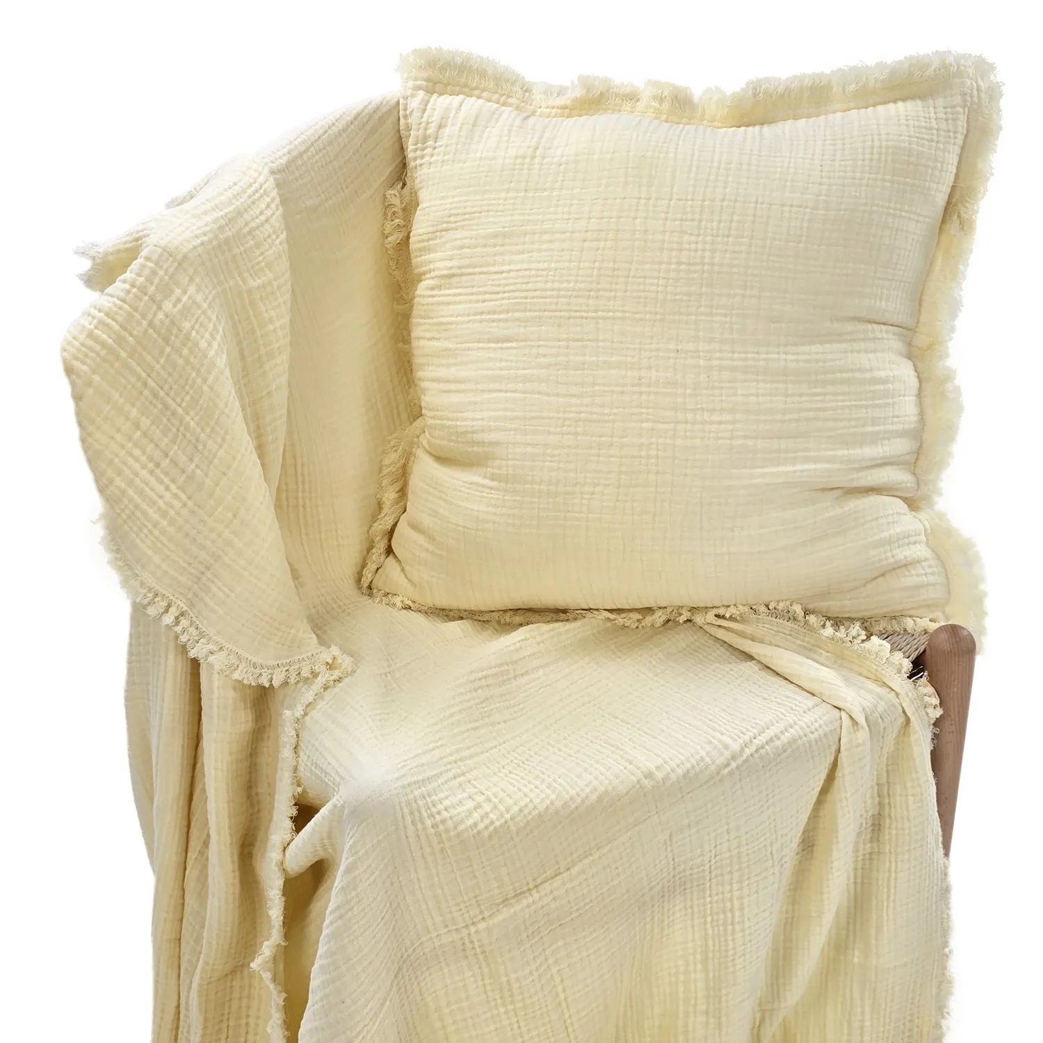Housse de coussin - Dorena (crème)